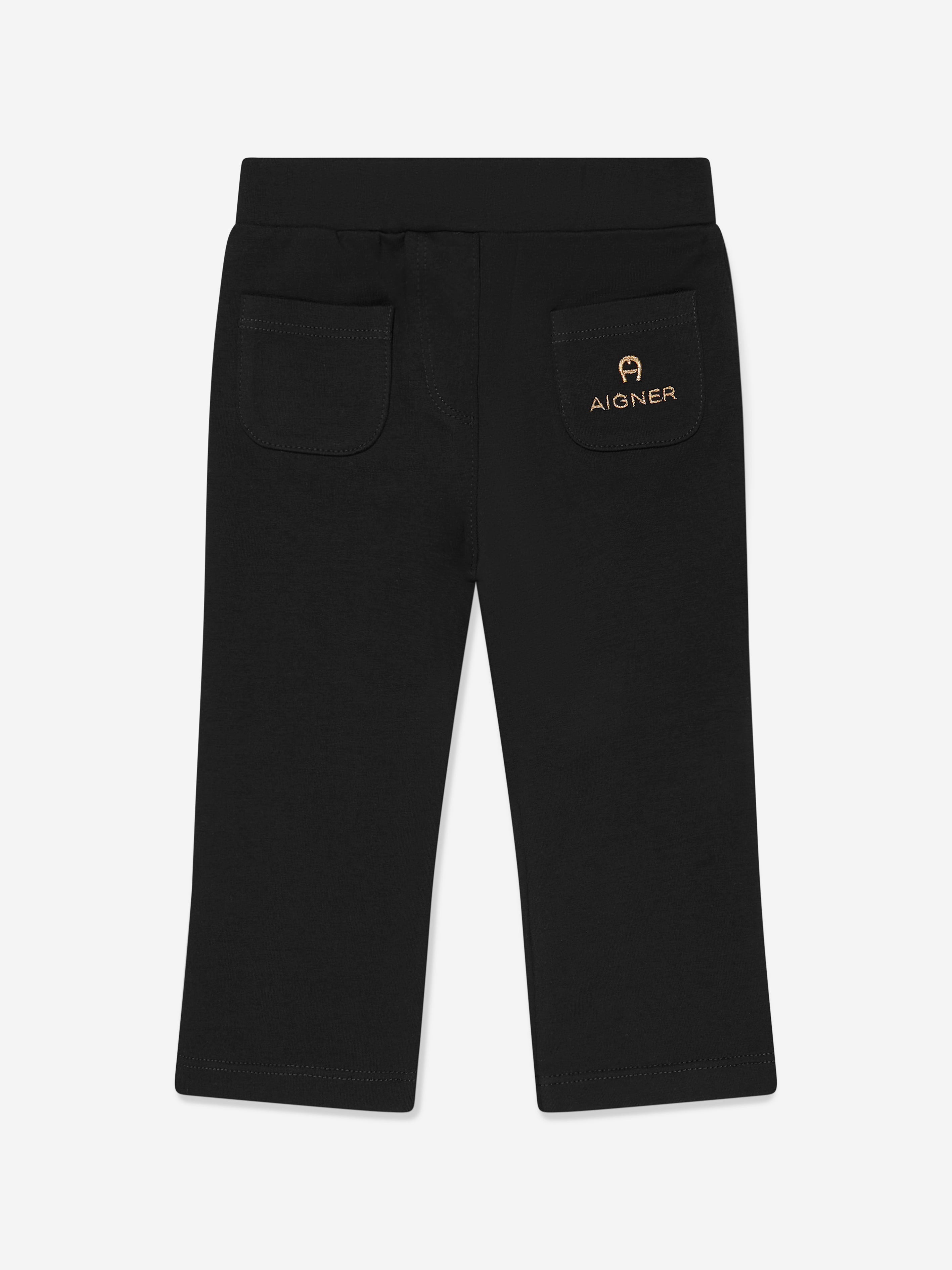 Baby Girls Logo Joggers in Black