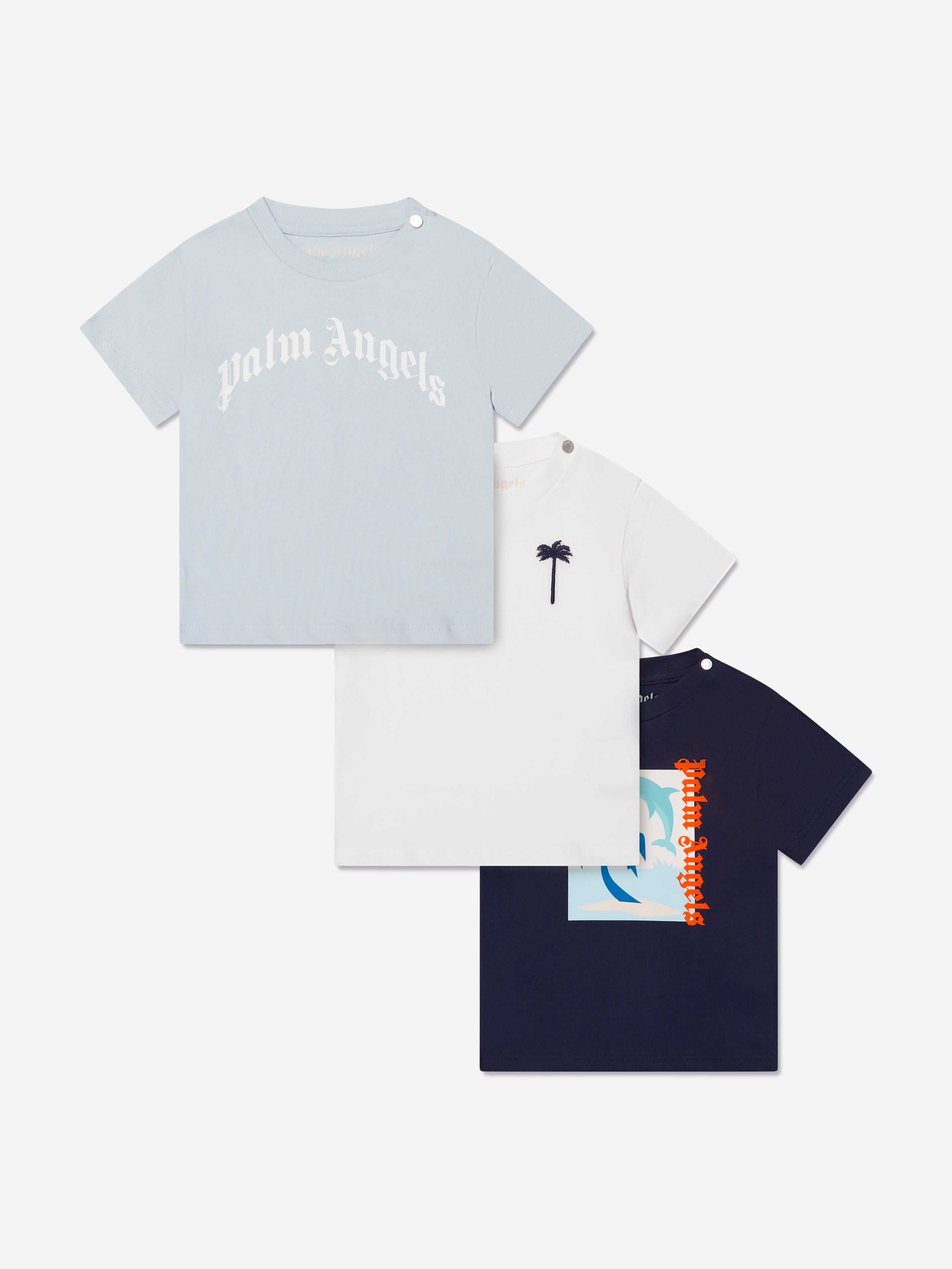 PALM ANGELS t-shirt Light Blue for boys