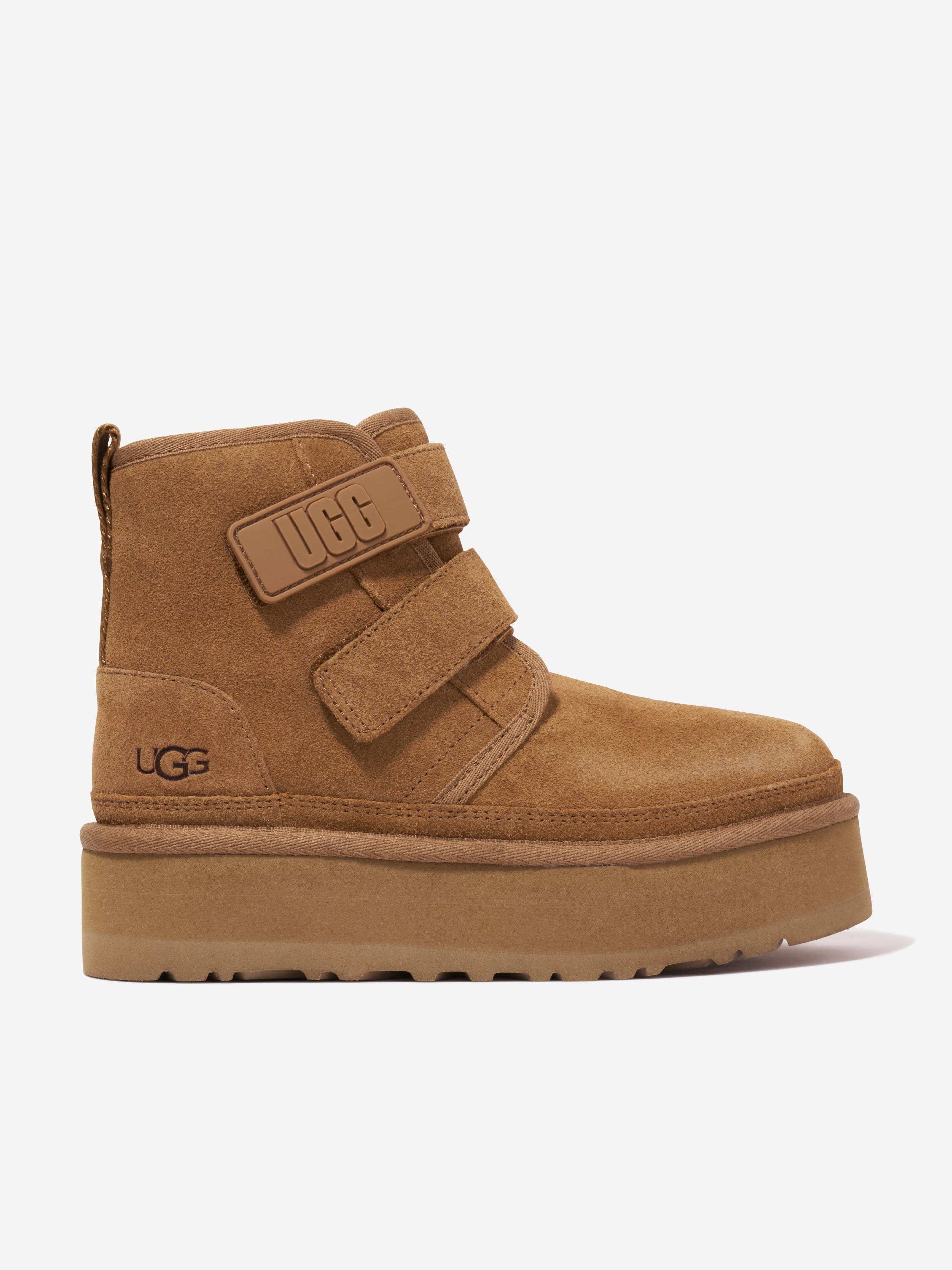 Ugg Kids Neumel Platform Boots 6 / Chestnut / Medium