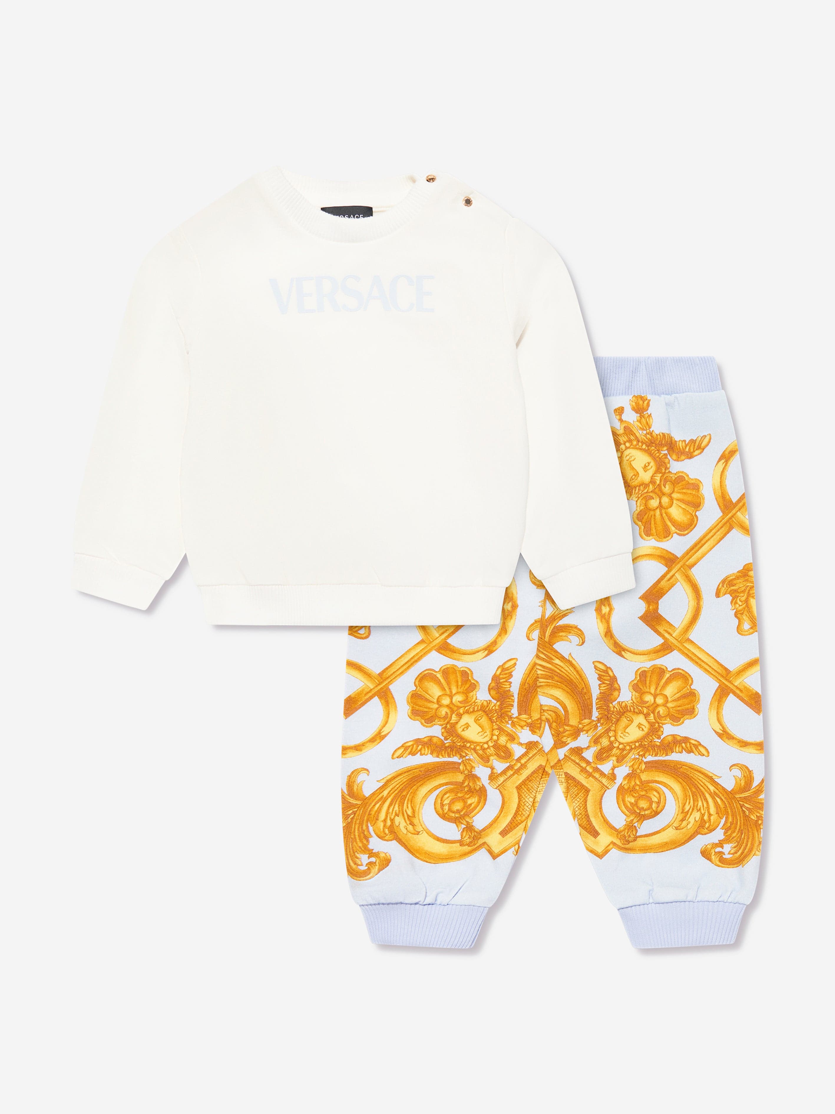 Versace on sale white tracksuit