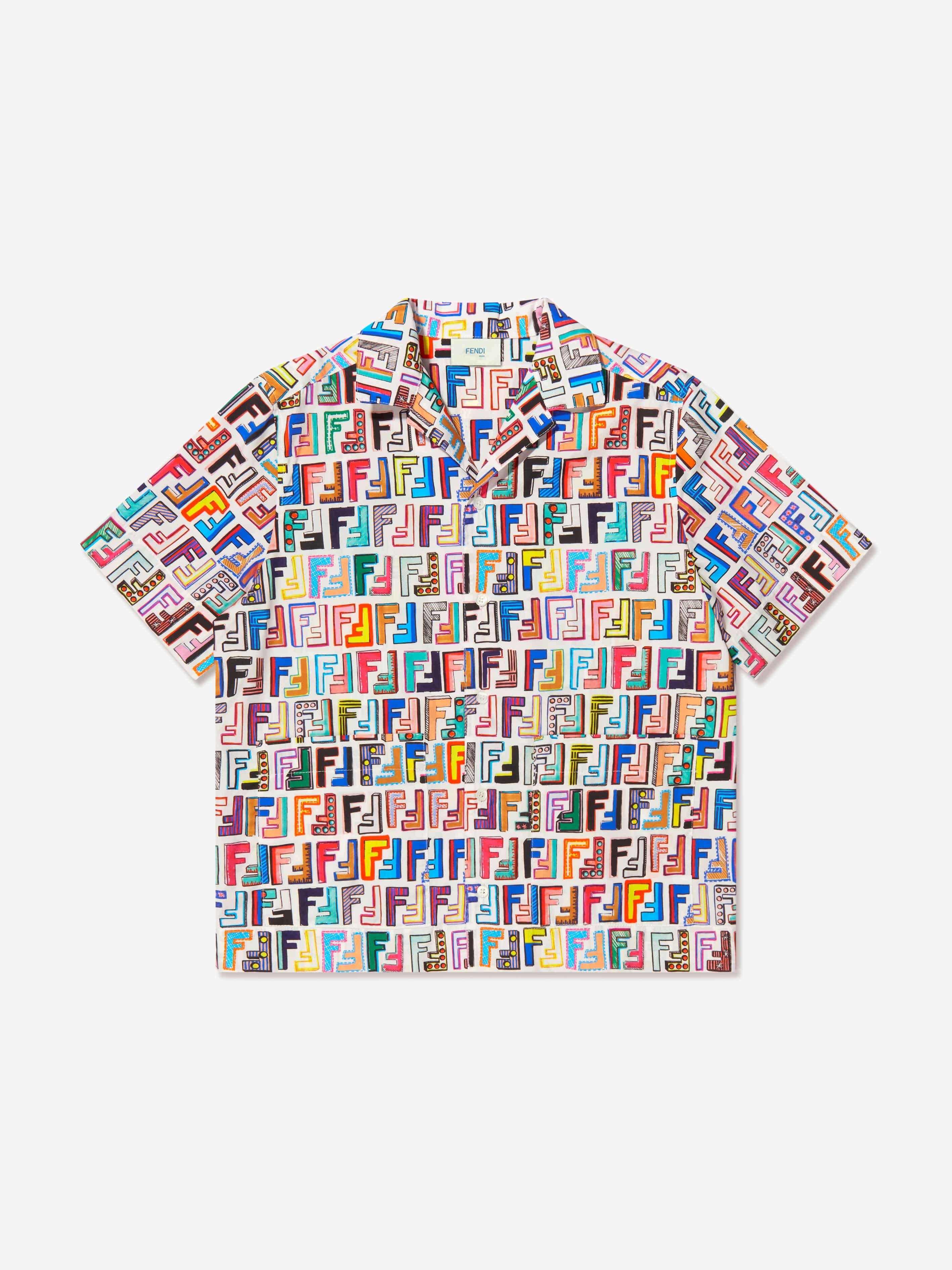 Fendi rainbow shop shirt