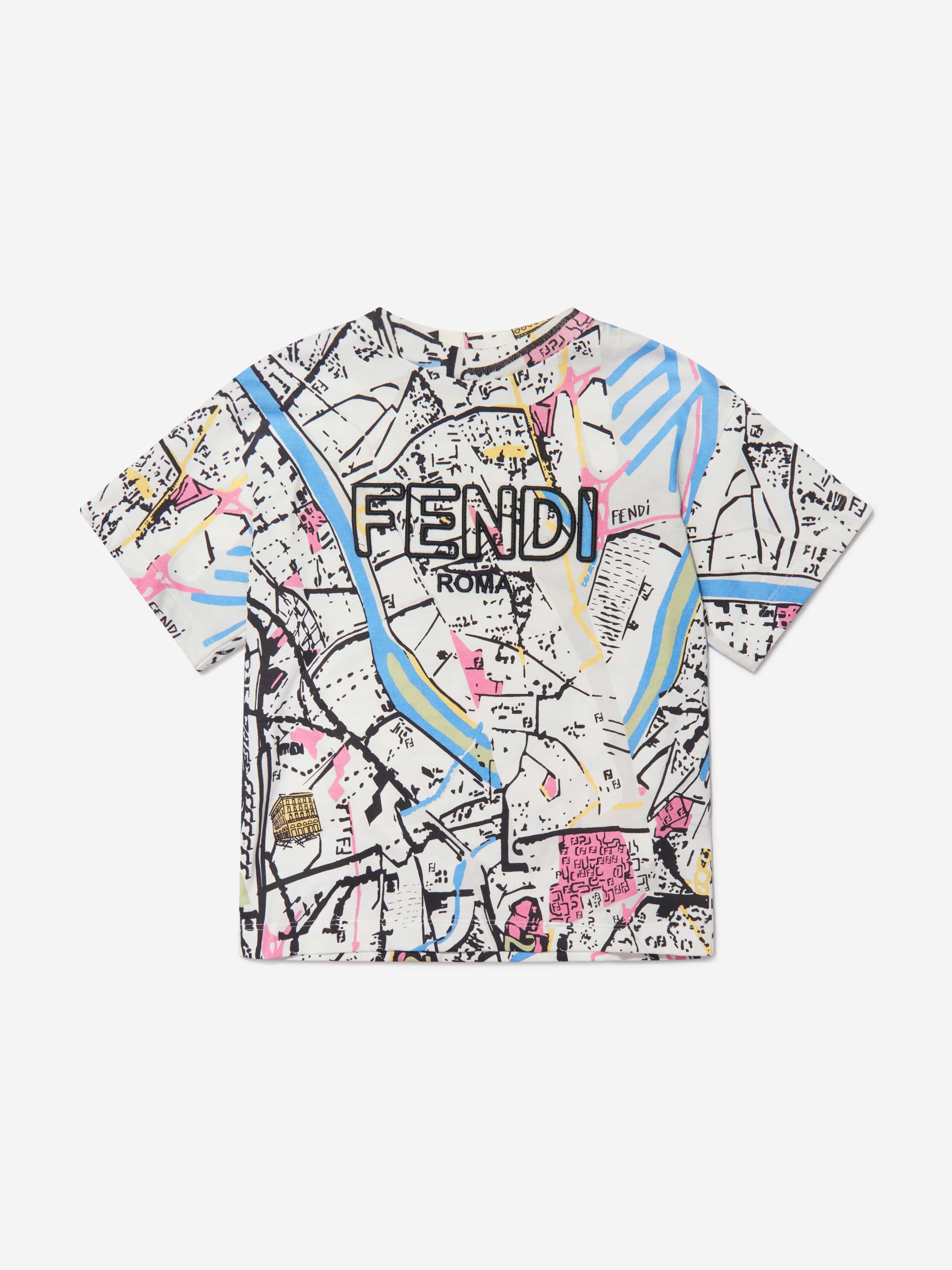 Fendi fila t outlet shirt mens