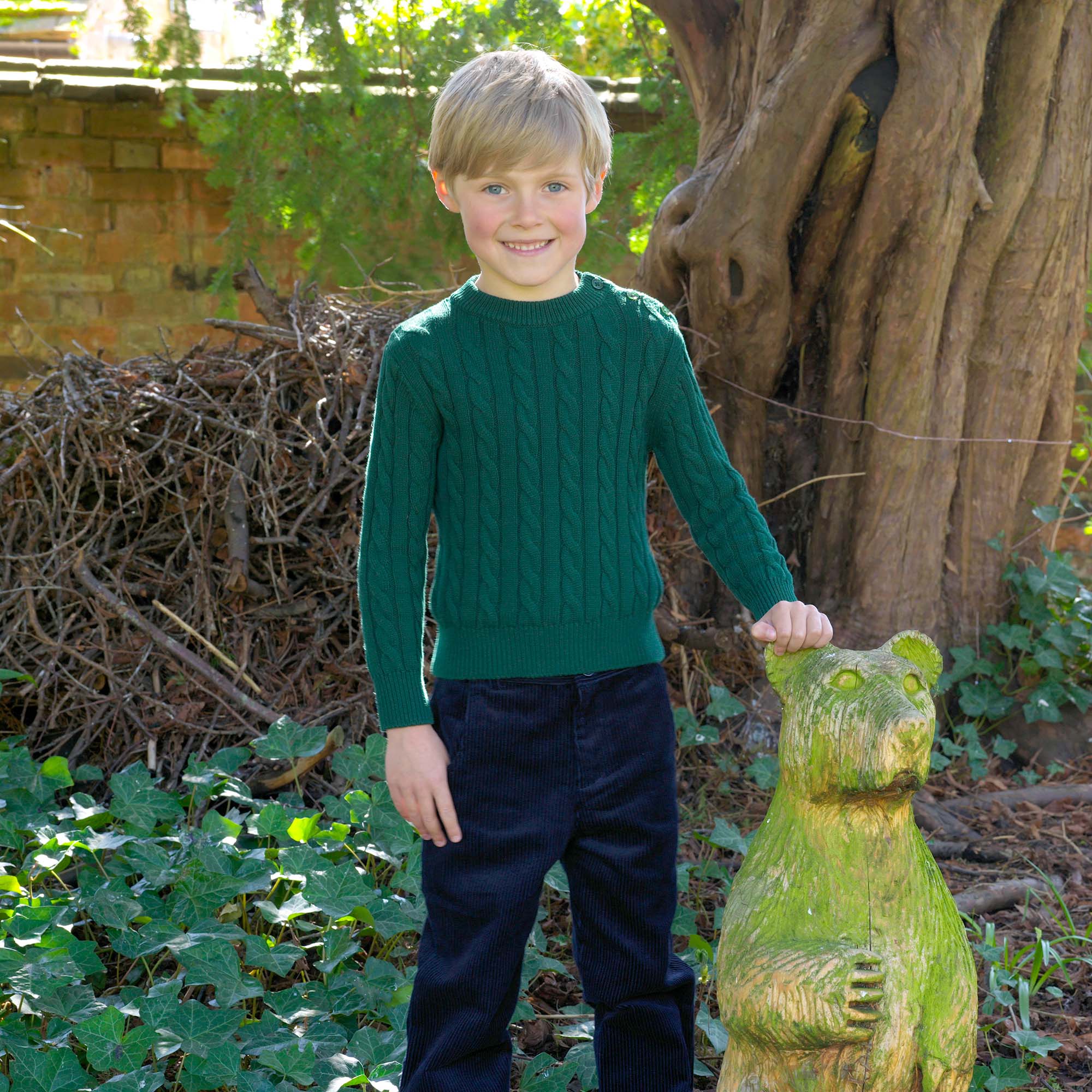 Boys deals green jumper