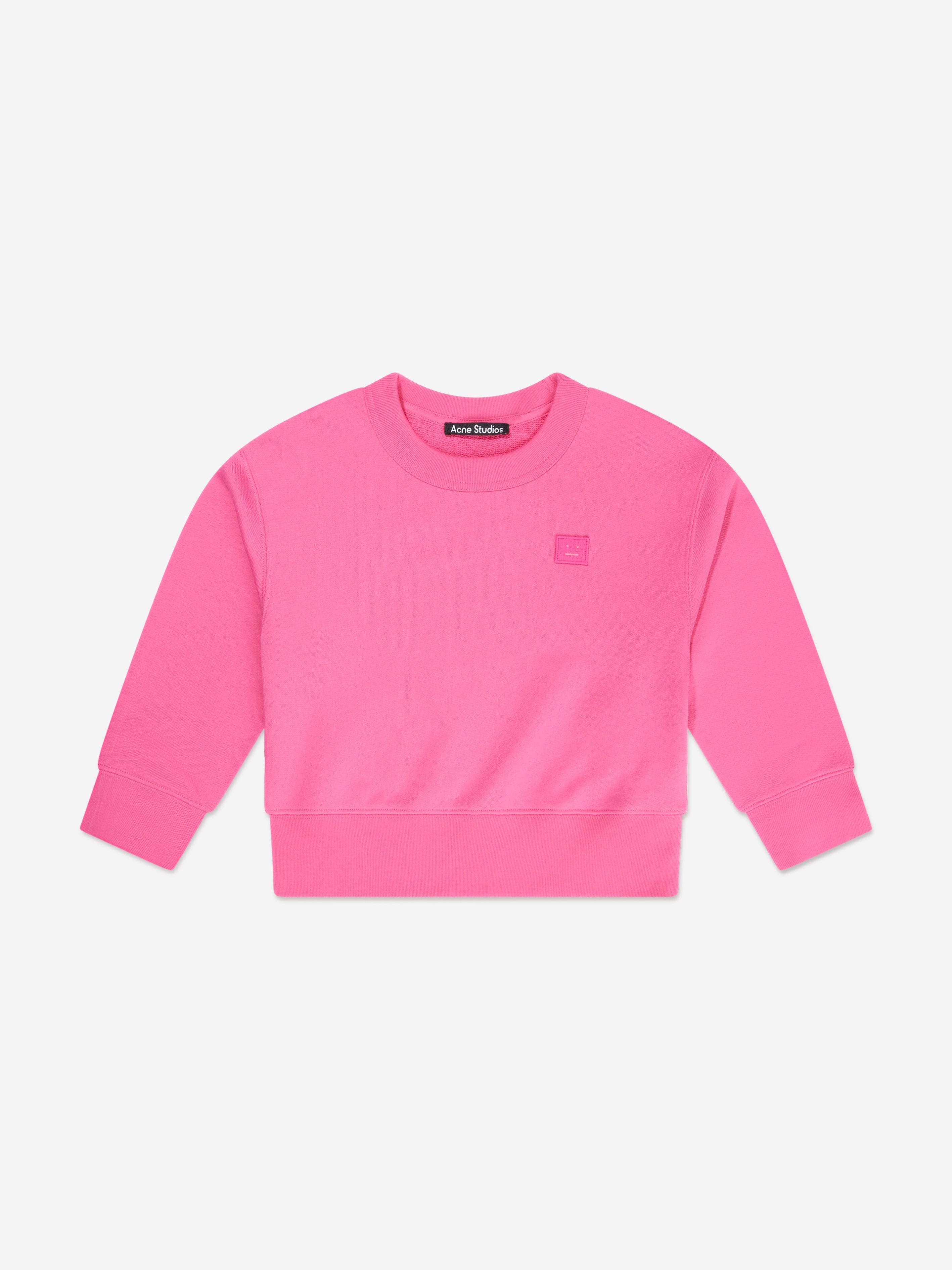 Kids Mini Fairah Face Sweatshirt in Pink