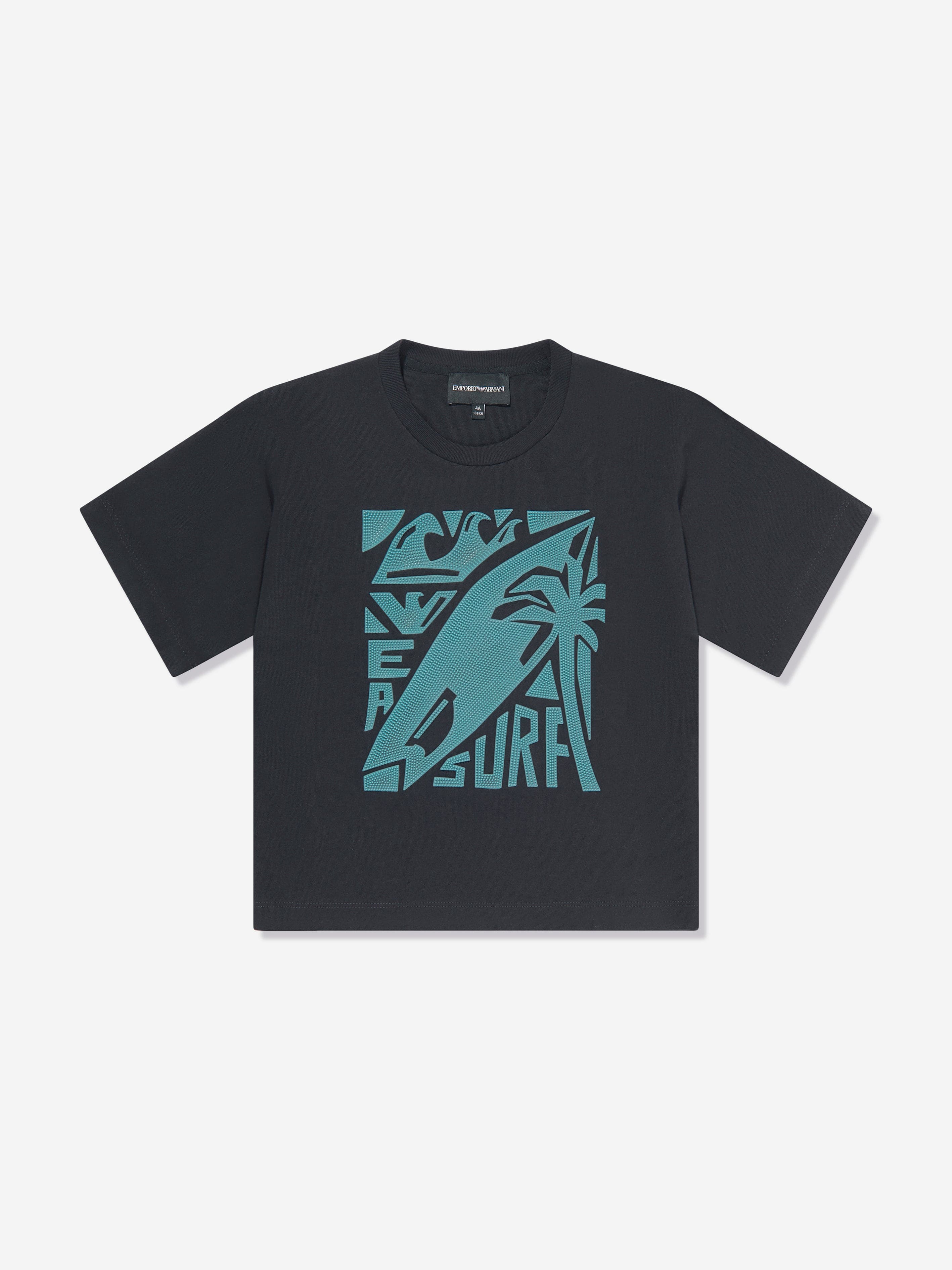 Boys Surf Logo T-Shirt in Navy | Childsplay Clothing