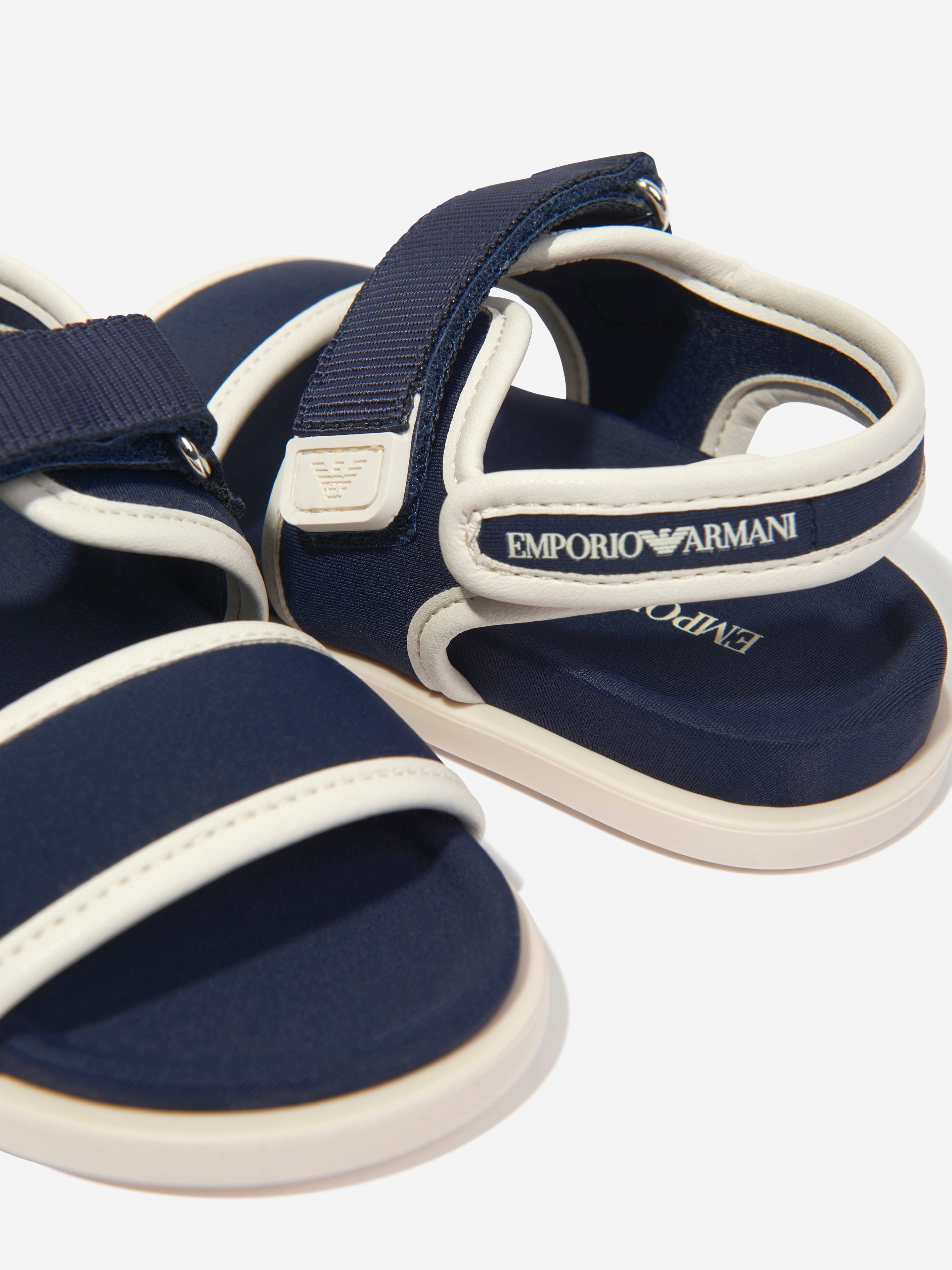 EMPORIO ARMANI XCP001 Visibility Slippers EA7 Mens Sliders White Boys Pool  Sanda £29.95 - PicClick UK