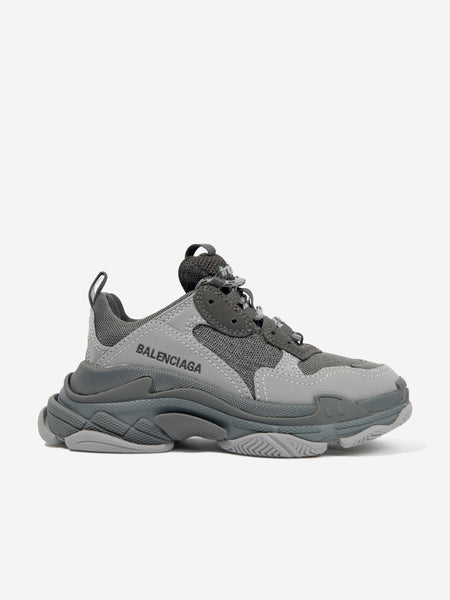 Kids Triple S Trainers in Grey