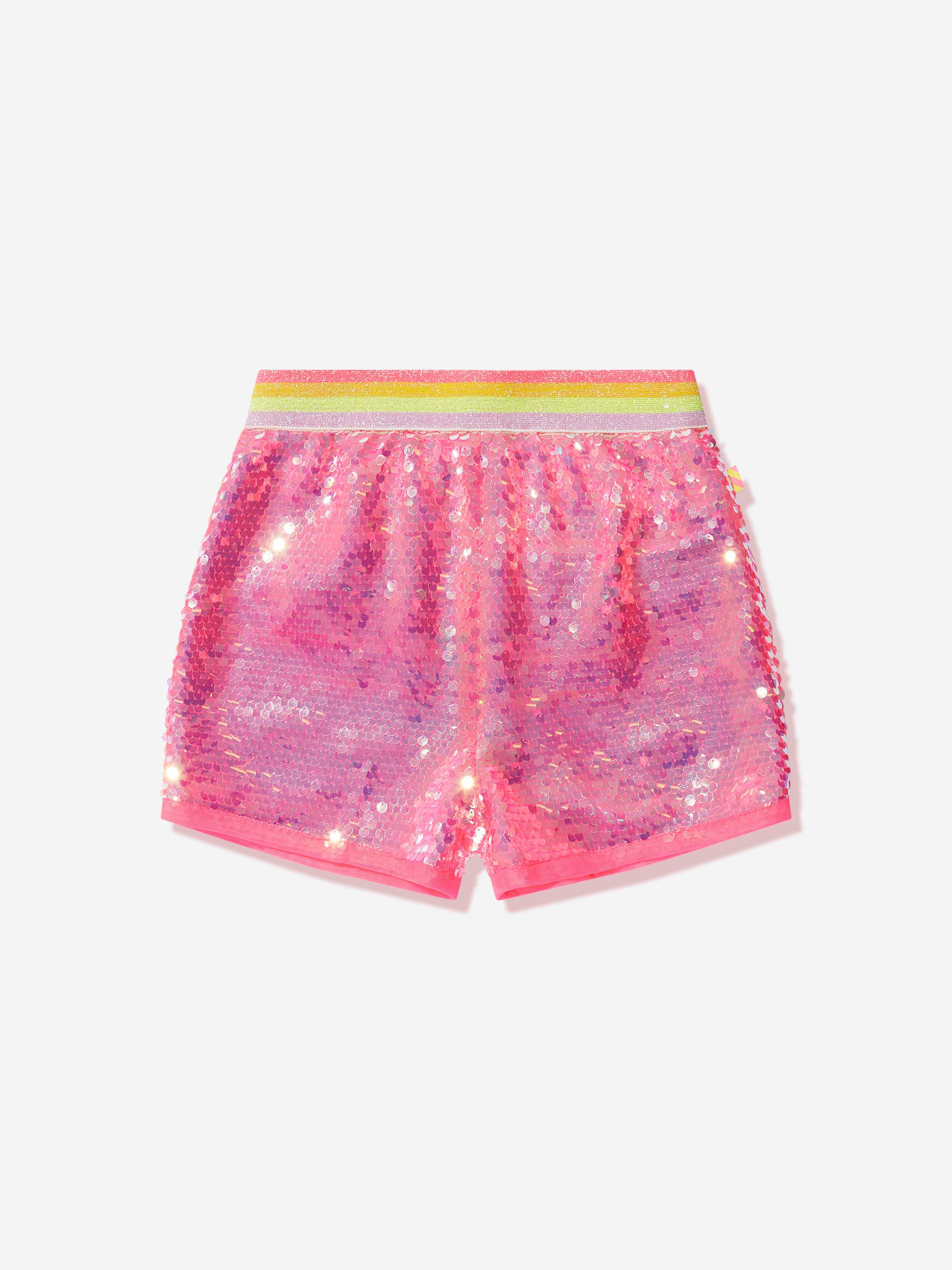 Pink clearance glitter shorts