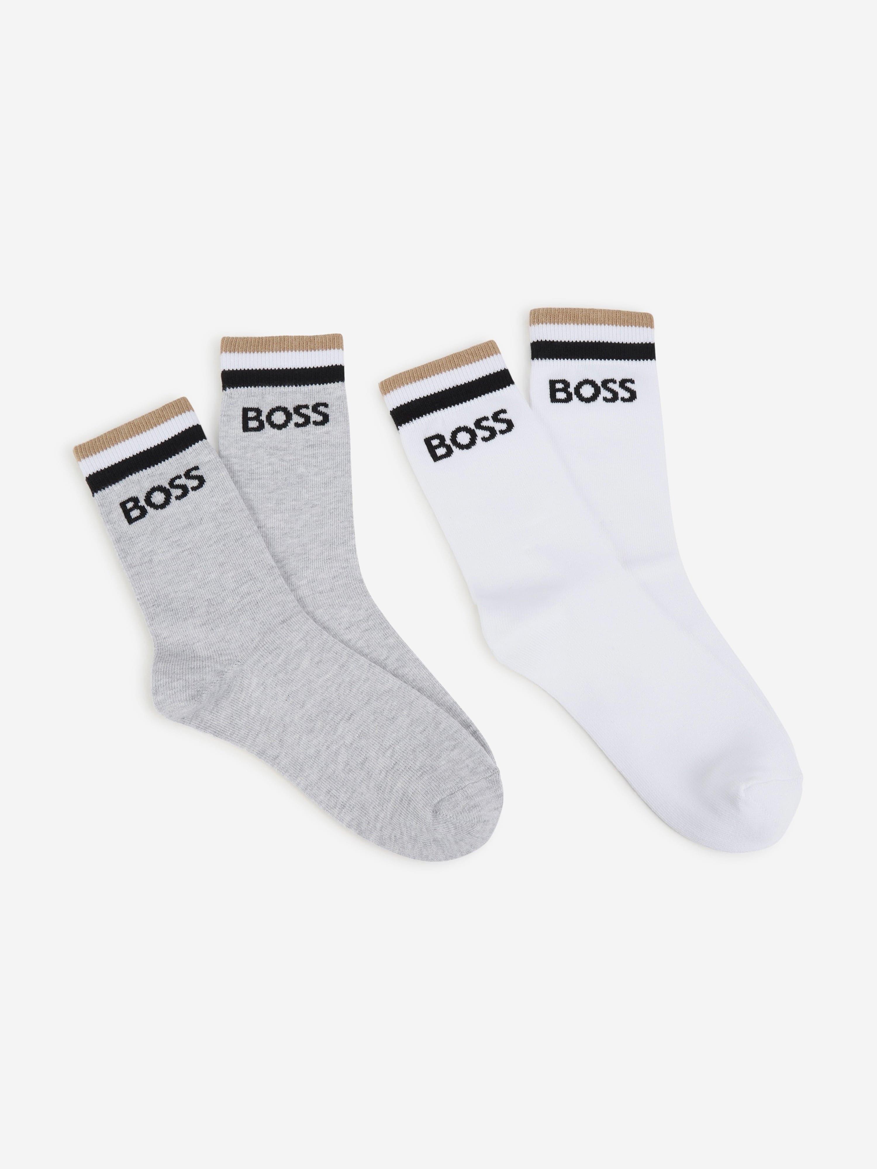 Boys 2024 socks white