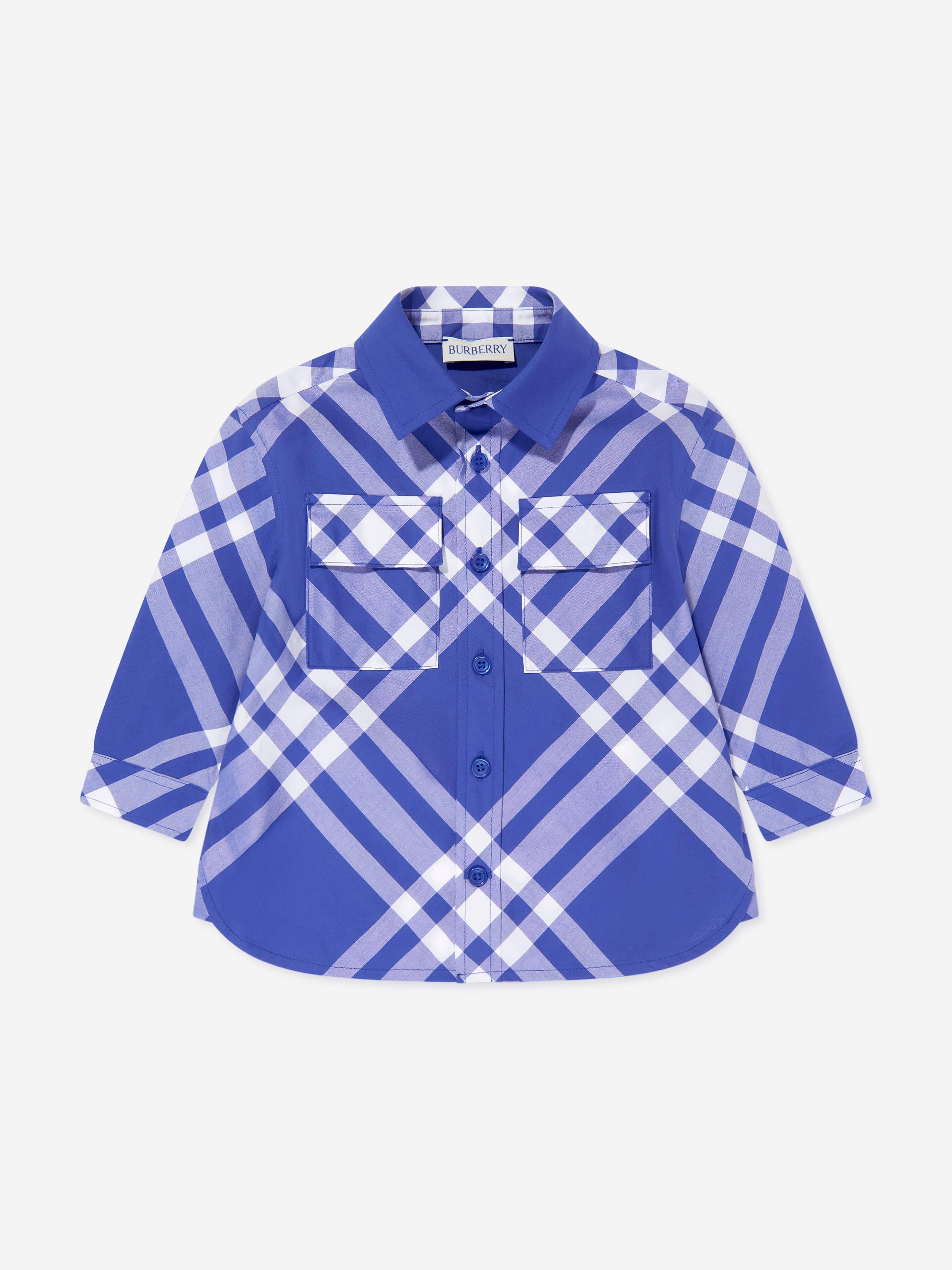 Boys burberry shirt store