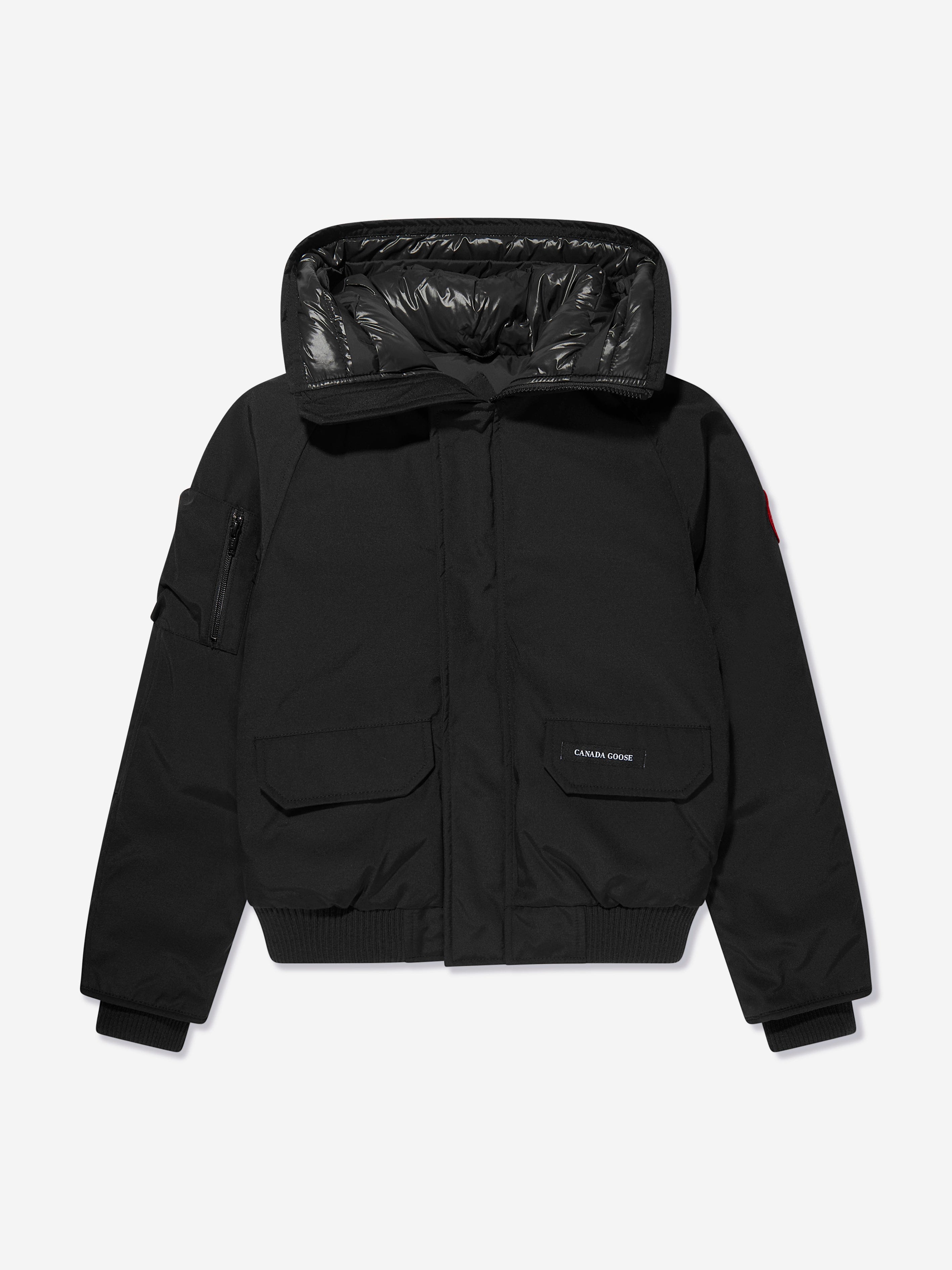 Canada Goose Kids Chilliwack Bomber in Black Childsplay Clothing