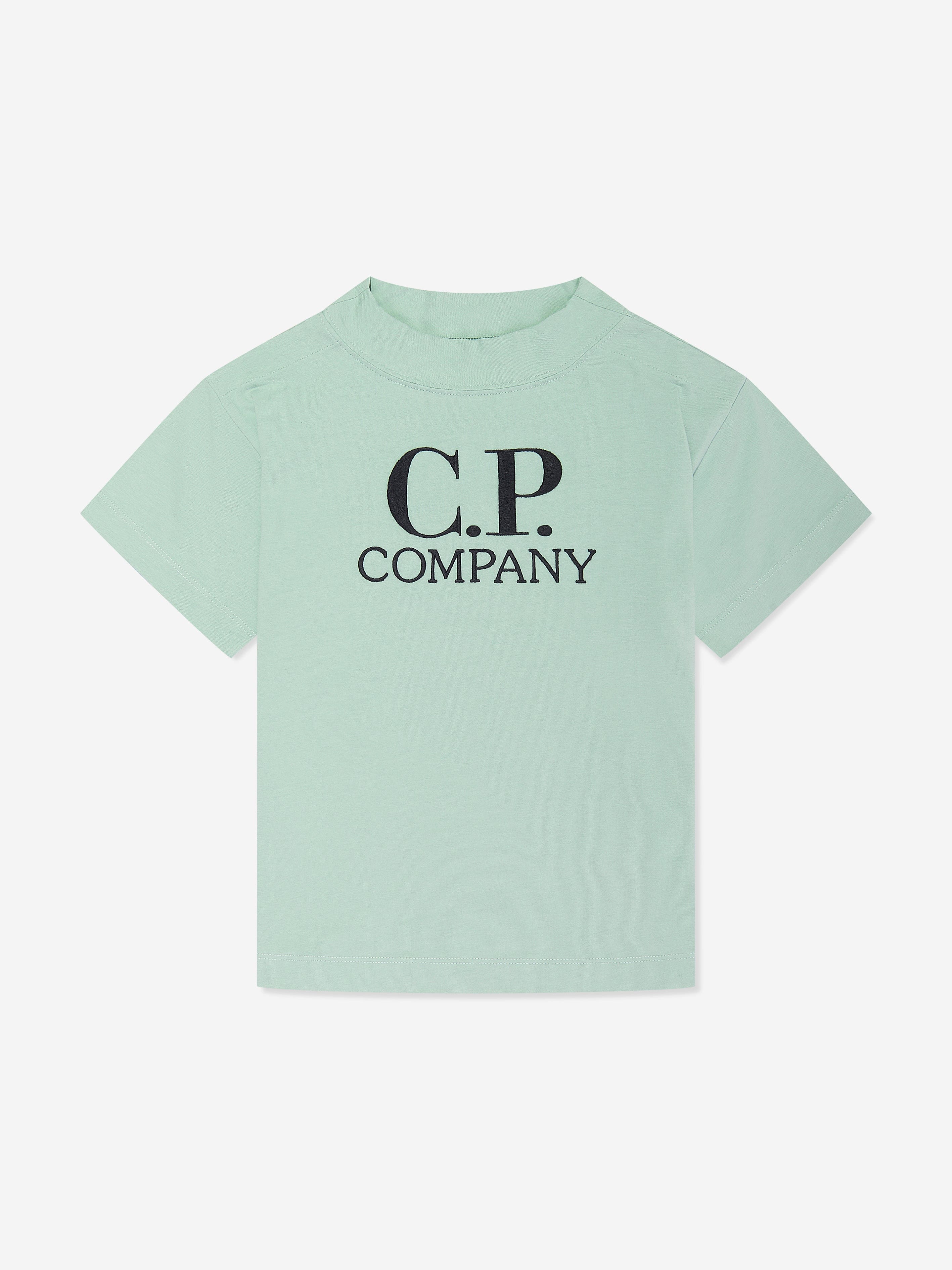 C.P. Company Boys Logo T-Shirt in Green