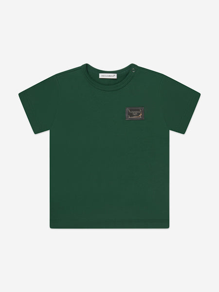 Baby Boys Logo T-Shirt in Green