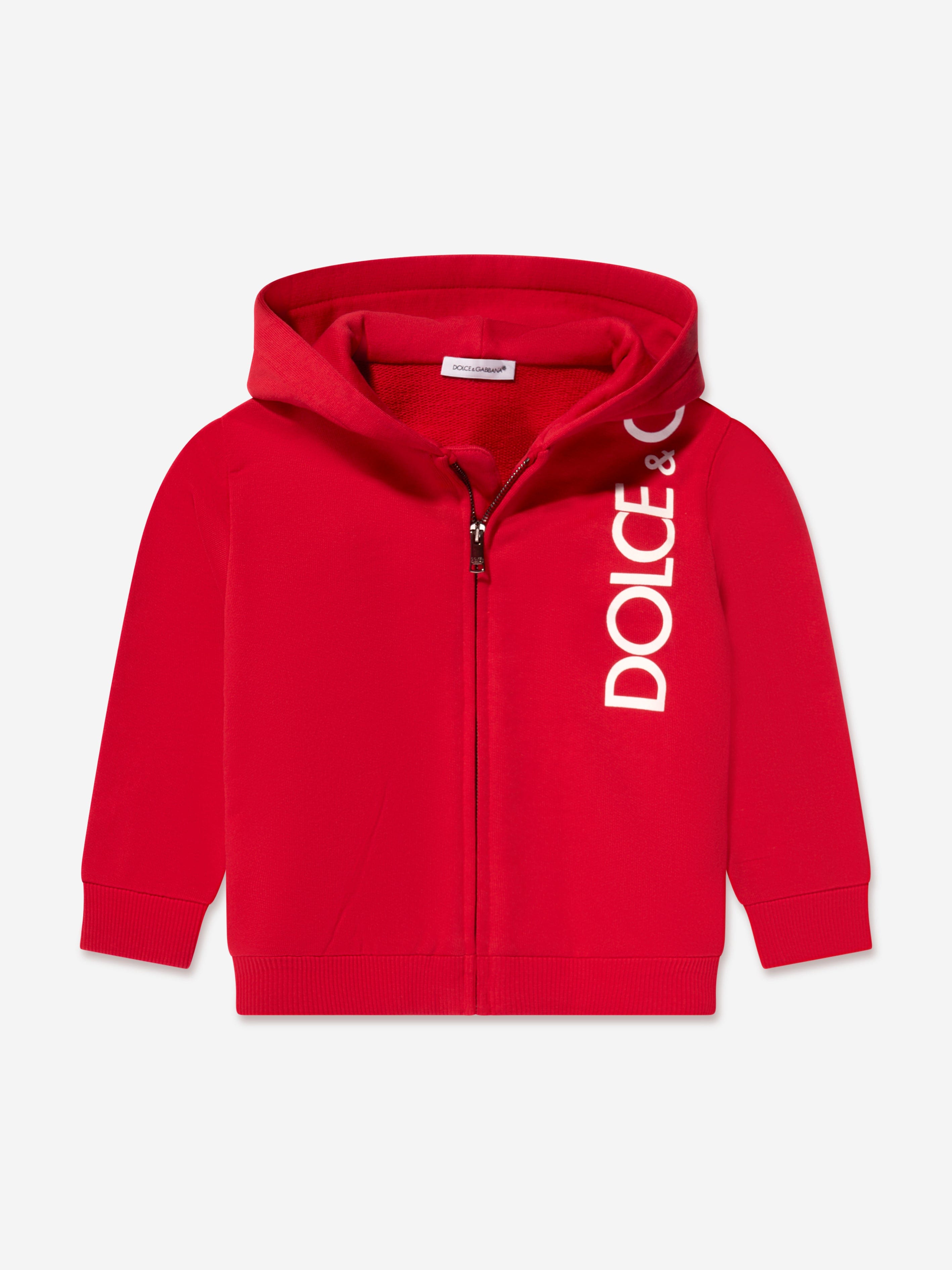 Dolce and sales gabbana red hoodie