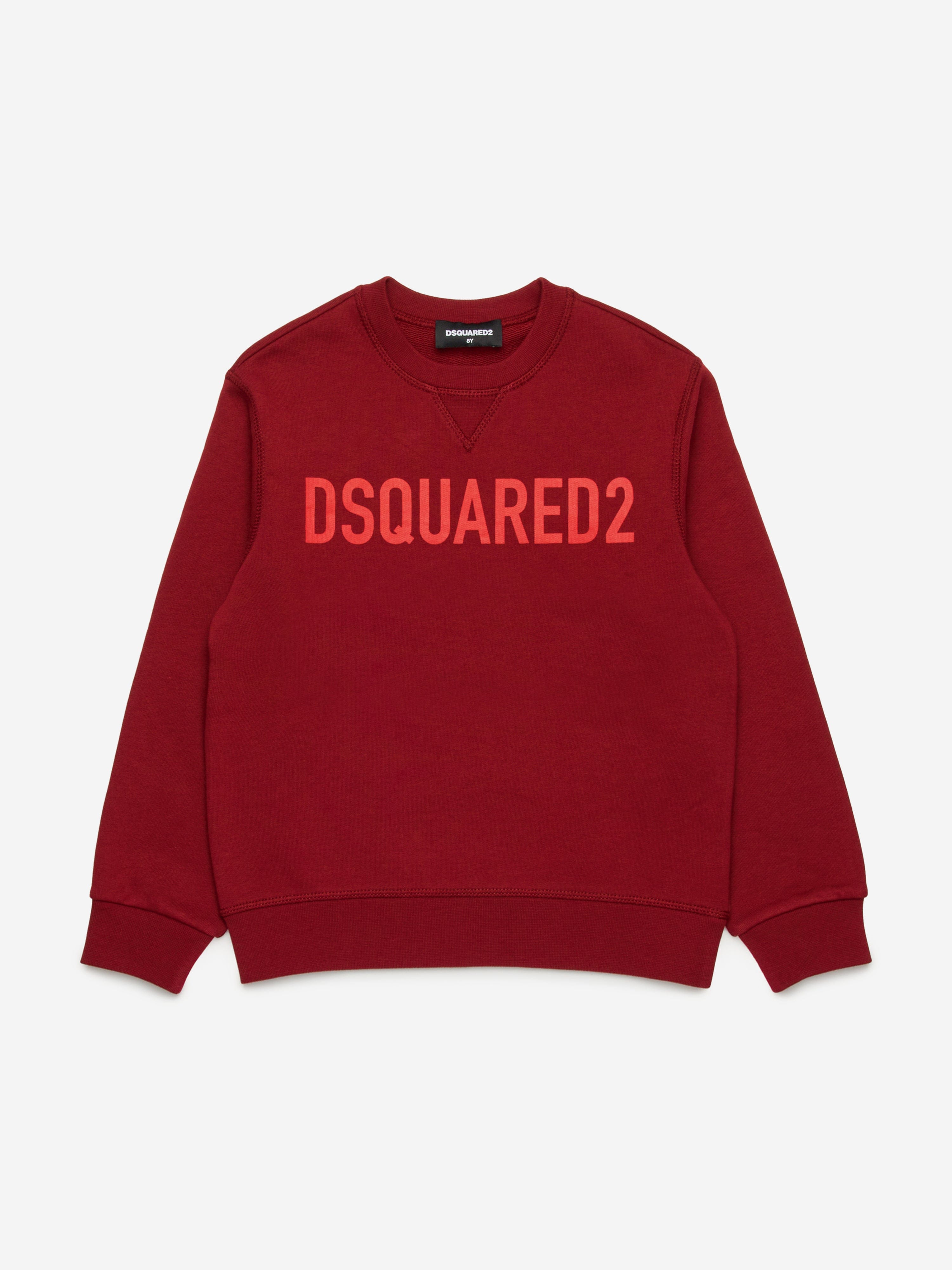 Dsquared2 red sale sweatsirt unisex size 5 years