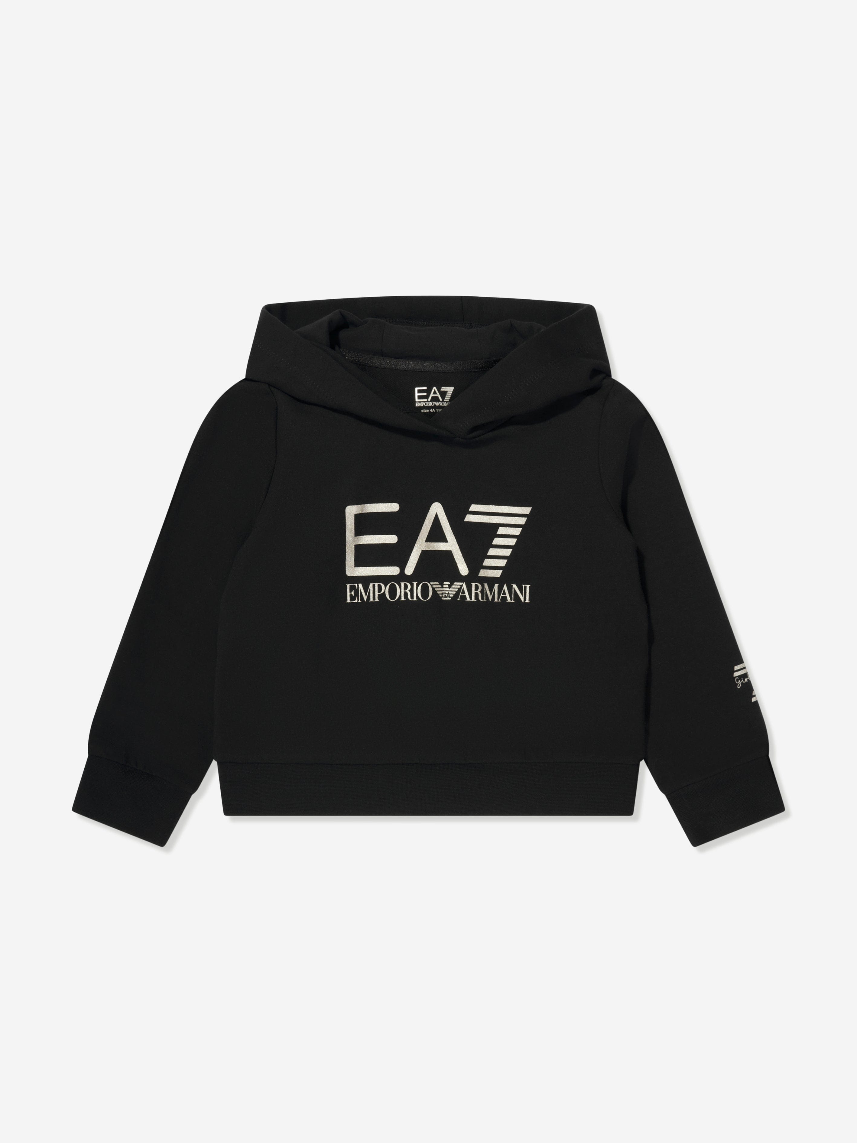 Girls Logo Hoodie in Black