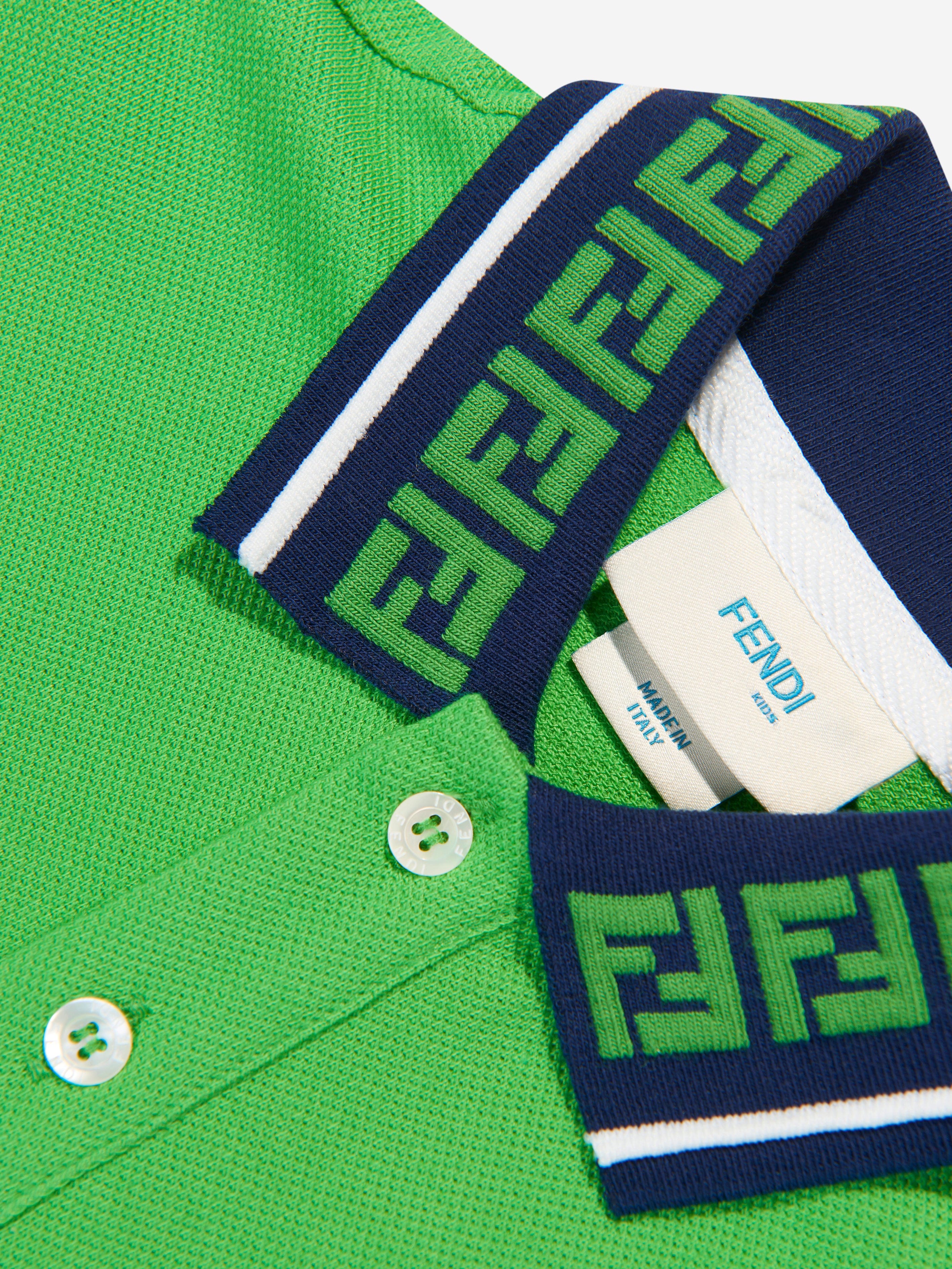 Fendi green outlet shirt