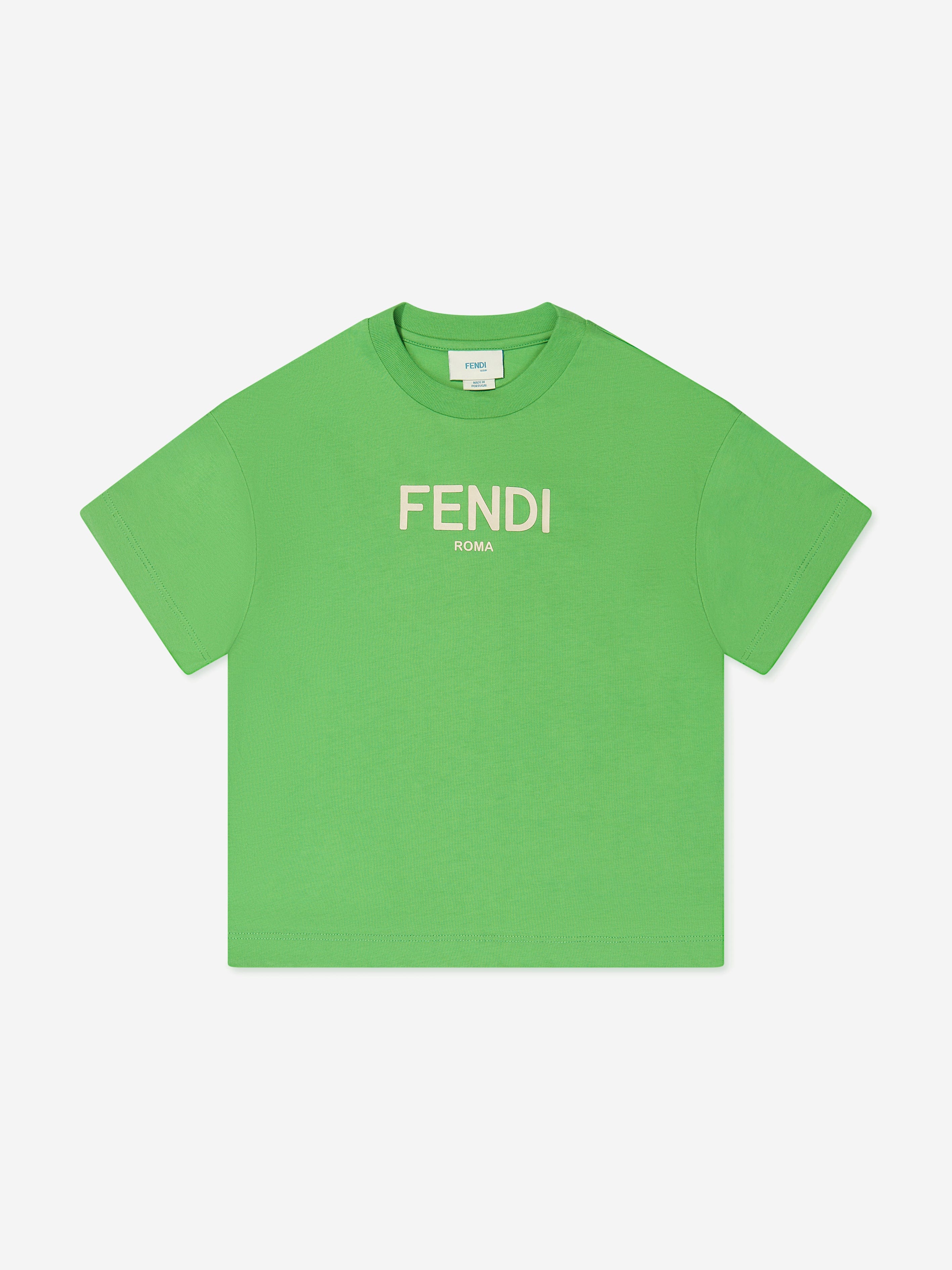 Fendi 2025 green shirt