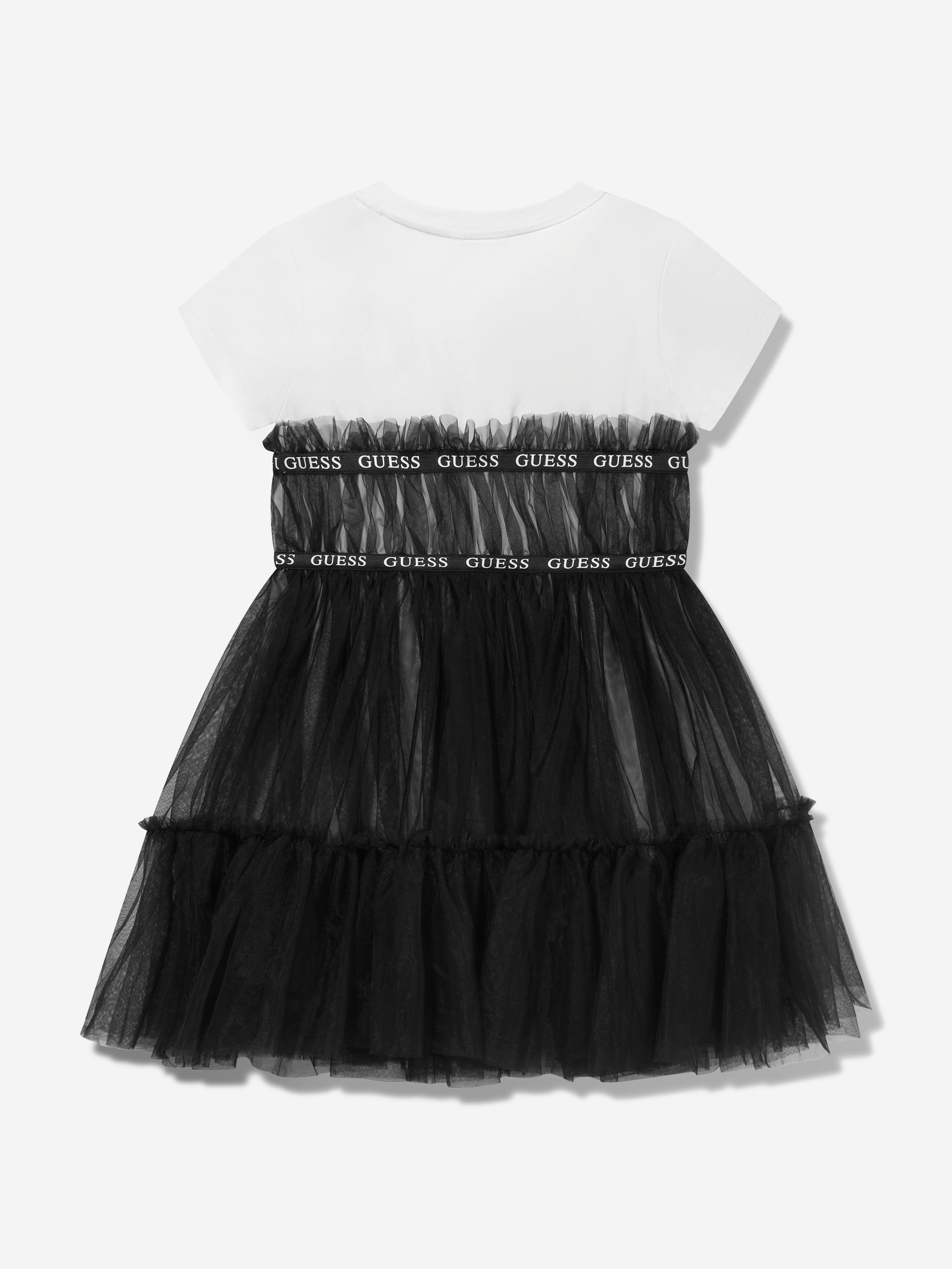 Black and sales white tulle dress