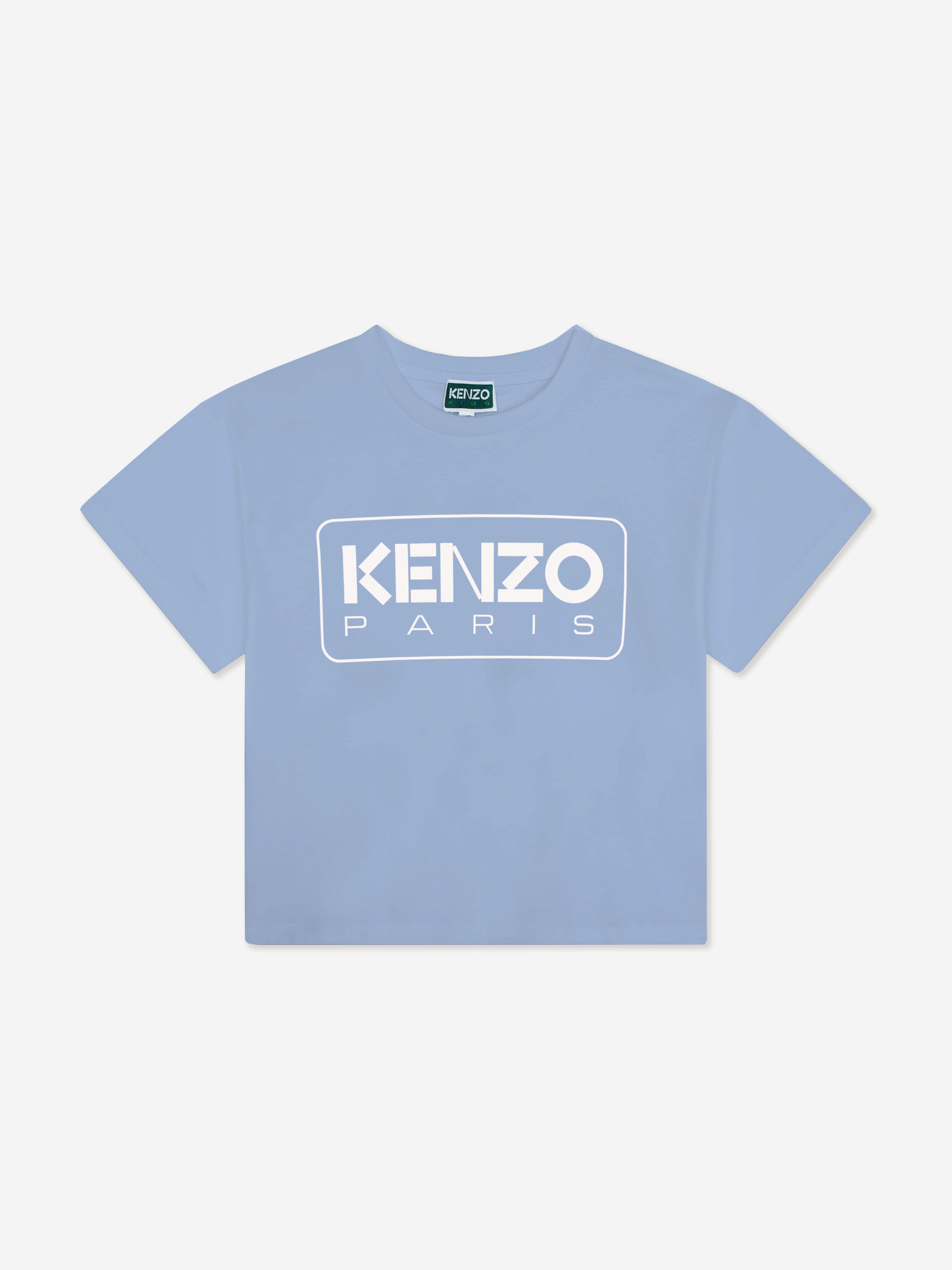 Kenzo Kids logo print t-shirt - White