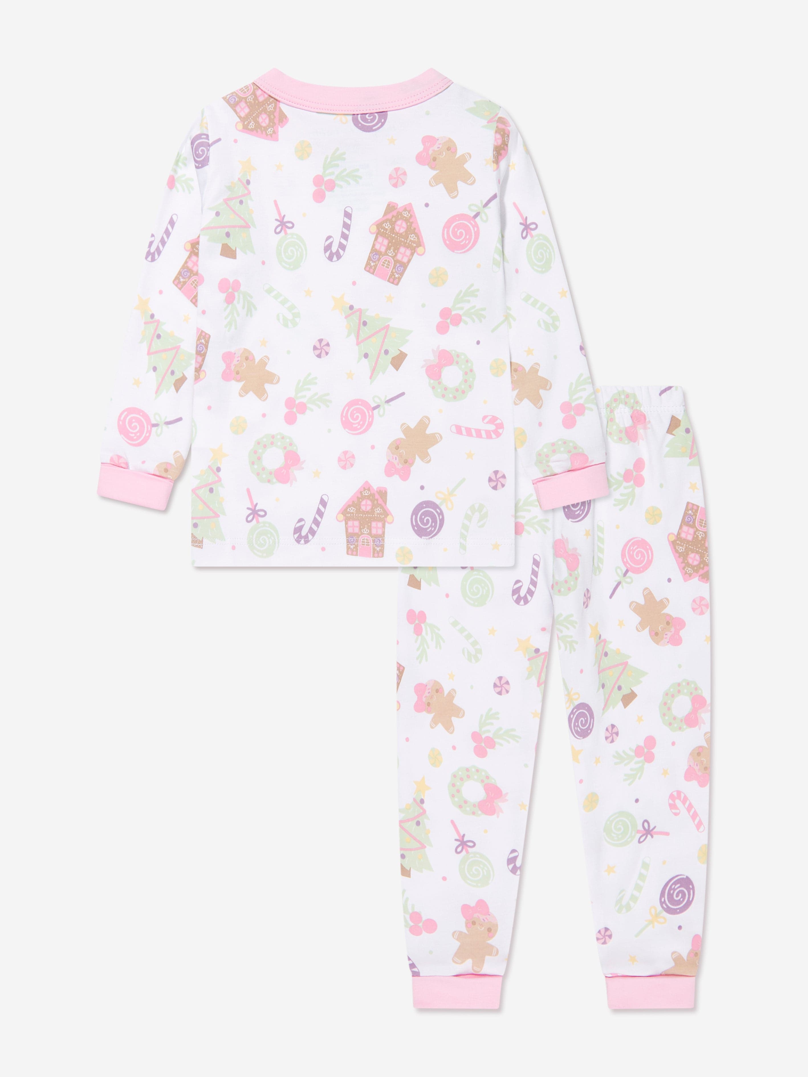 Monnalisa cupcake-print pyjamas - Pink