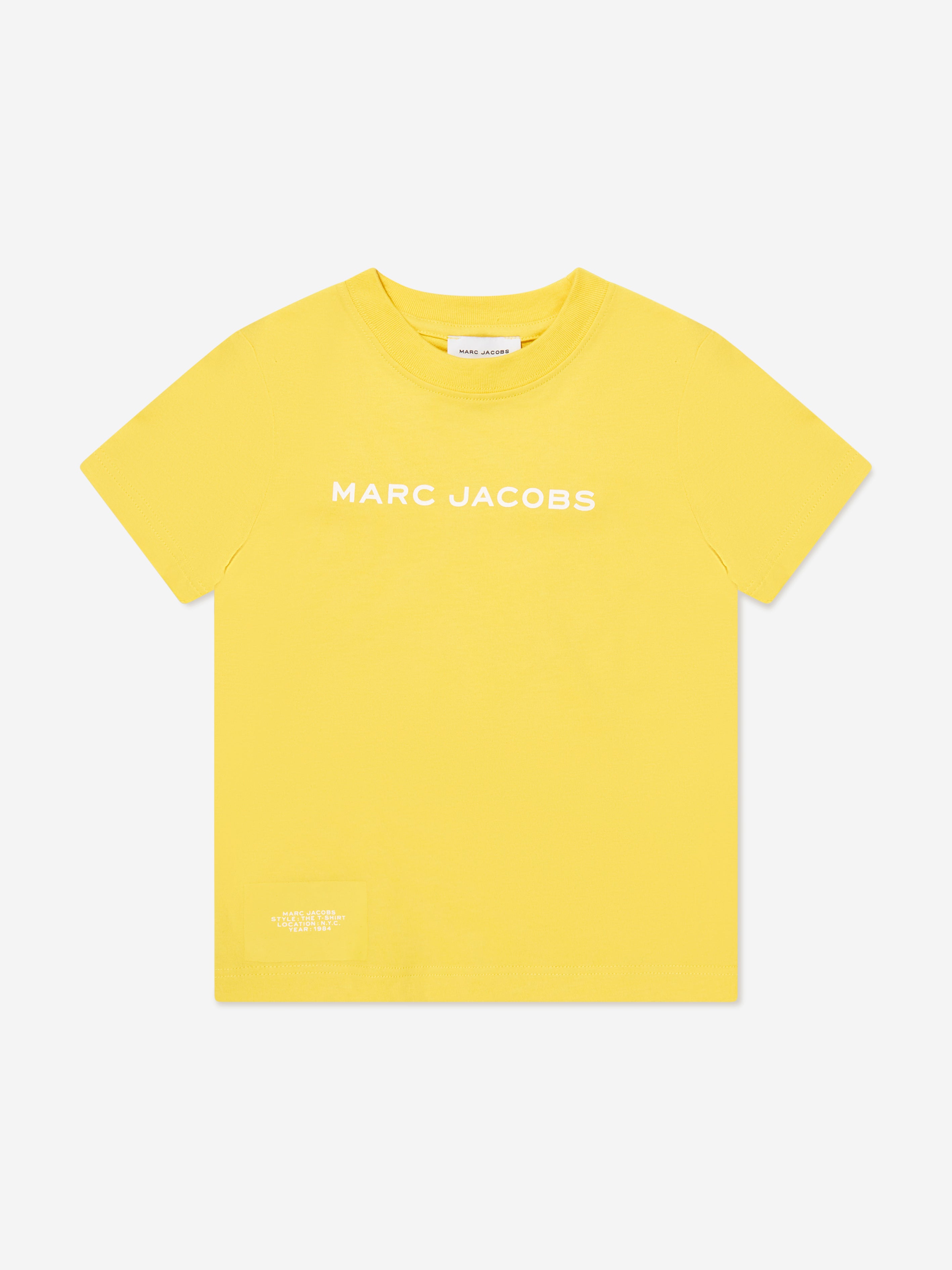MARC JACOBS Kids Logo T-Shirt in Yellow | Childsplay Clothing