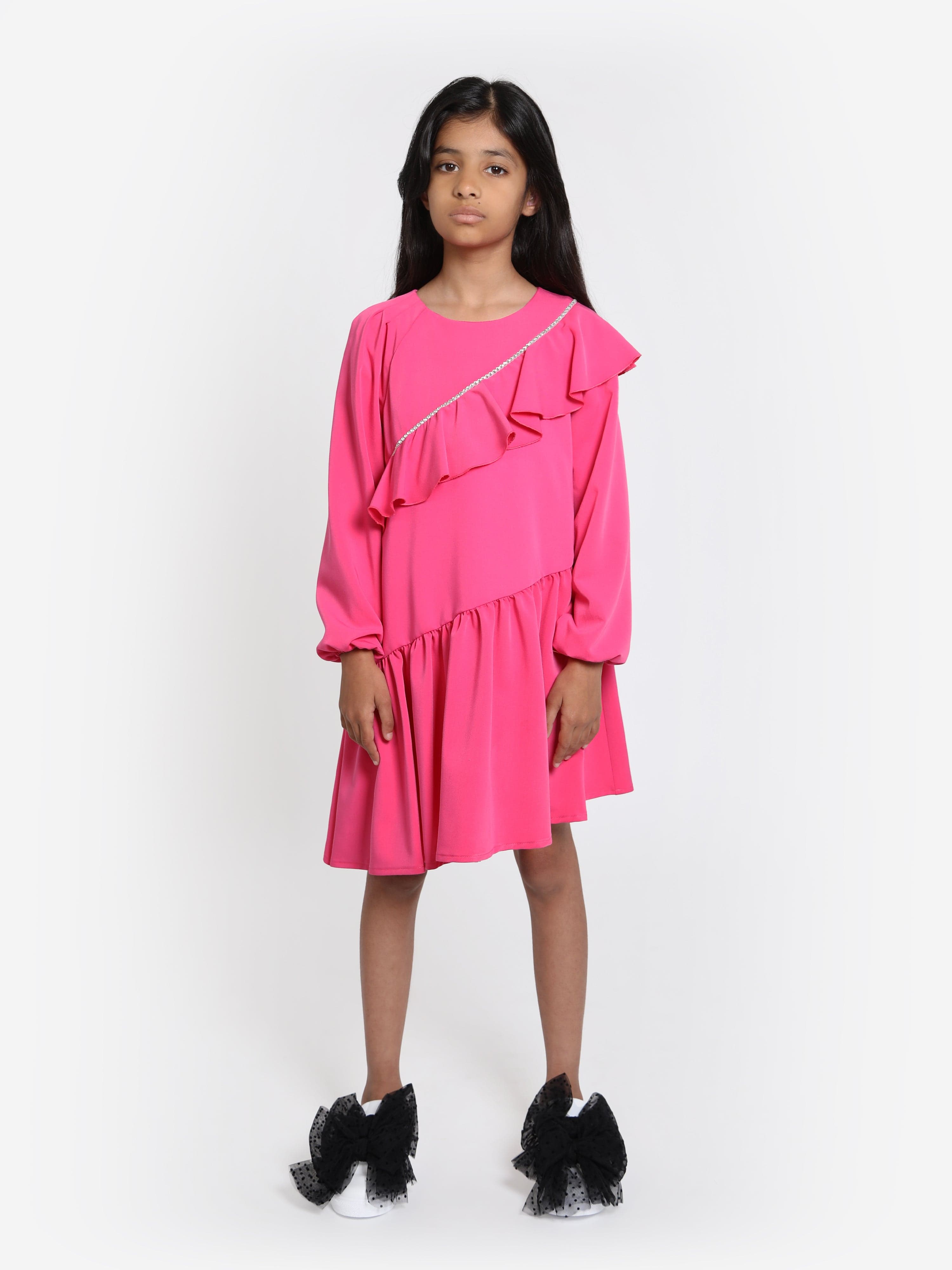 Ruffle hot sale girl dress