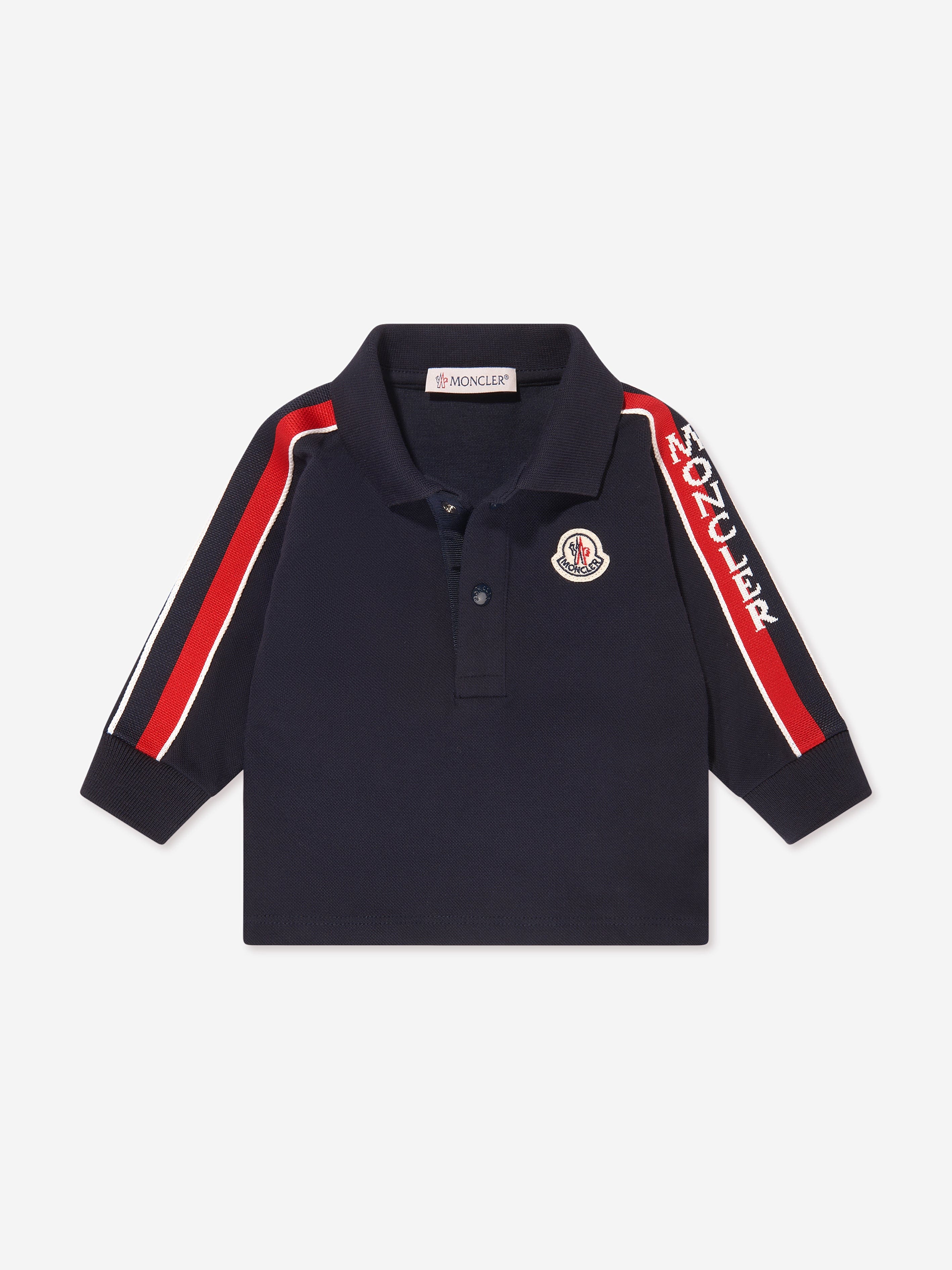 Moncler Enfant Baby Boys Long Sleeve Polo Shirt Childsplay Clothing