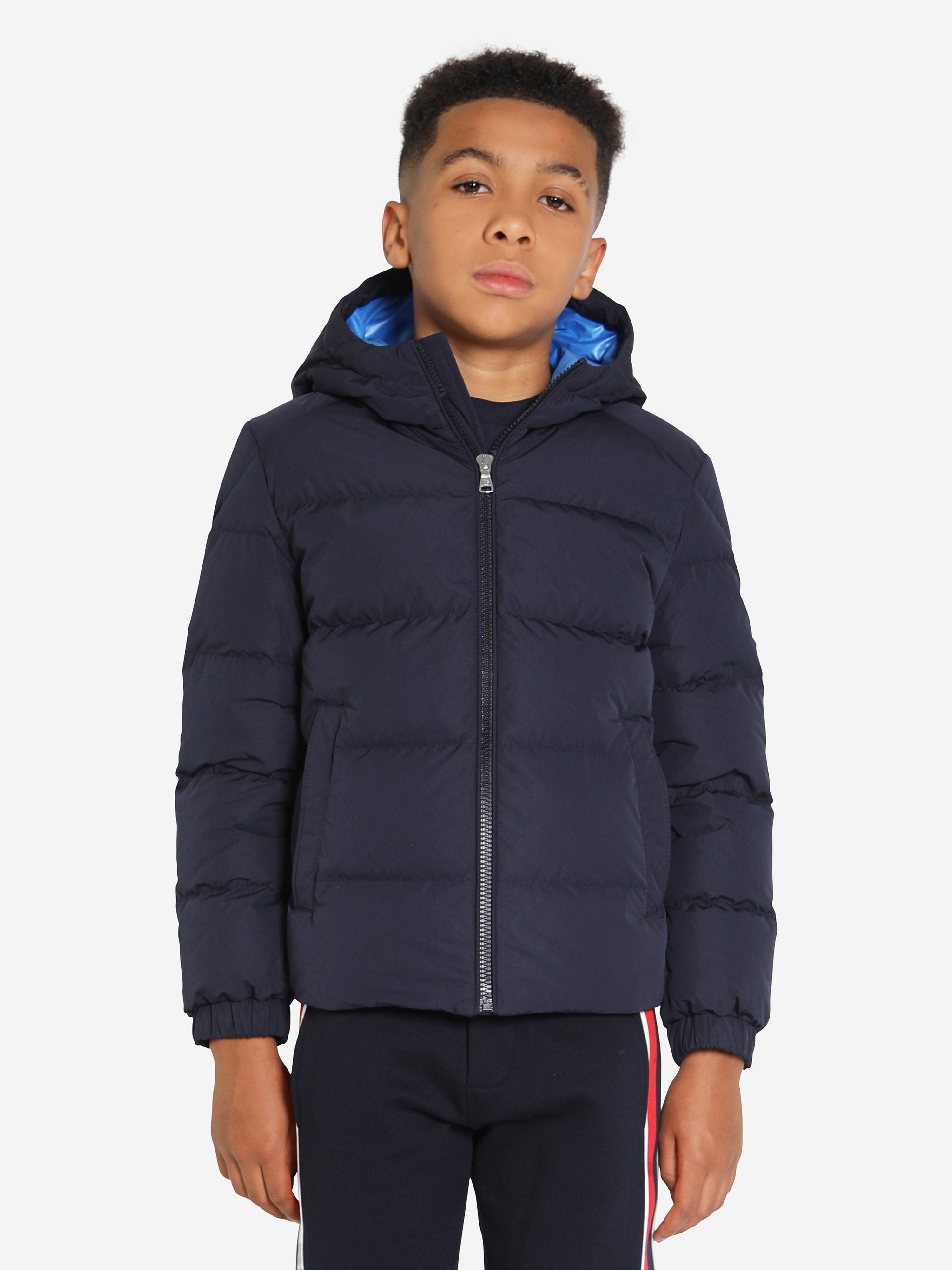 boys navy padded jacket