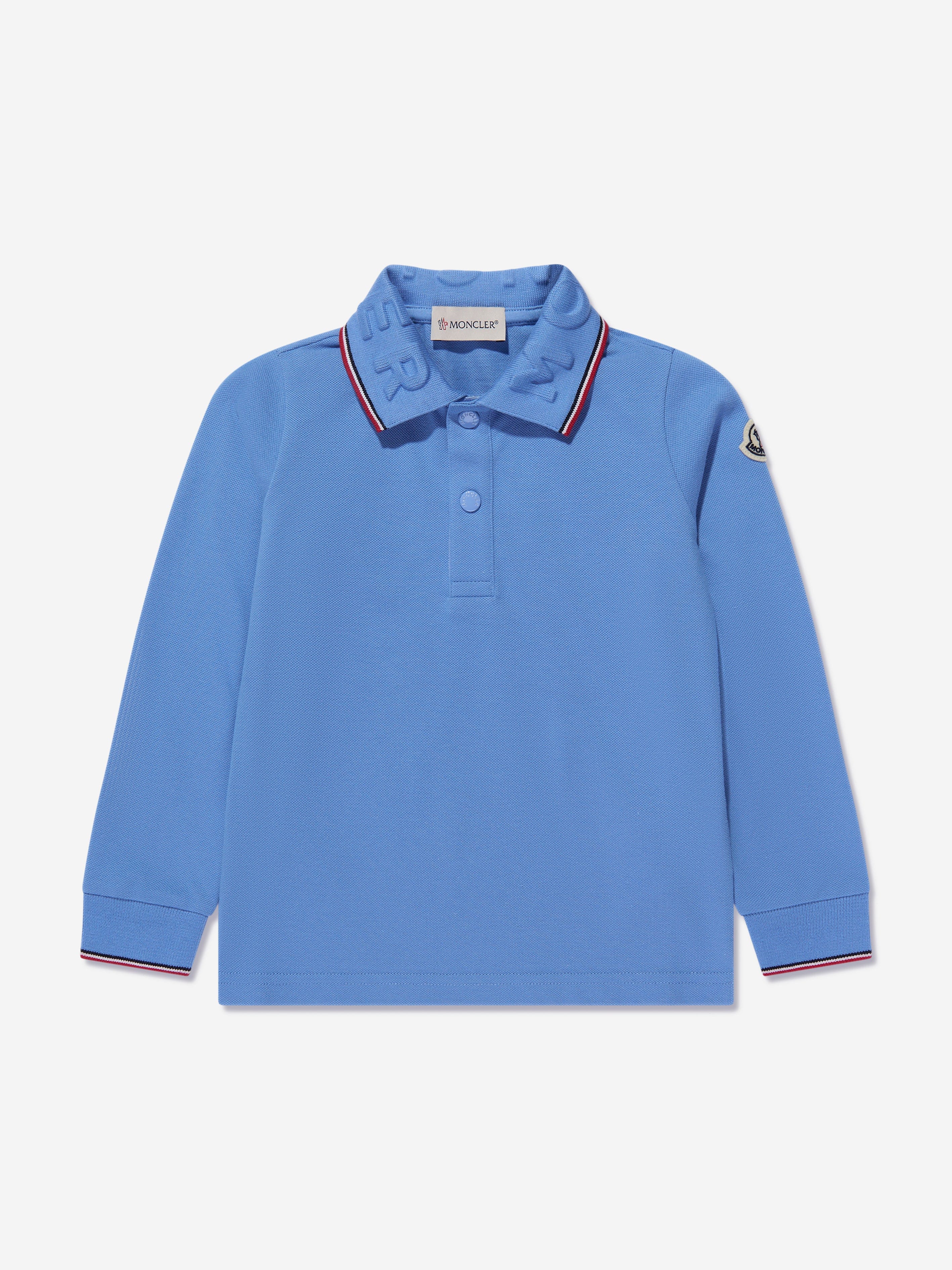 Boys Long Sleeve Polo Shirt in Blue | Childsplay Clothing