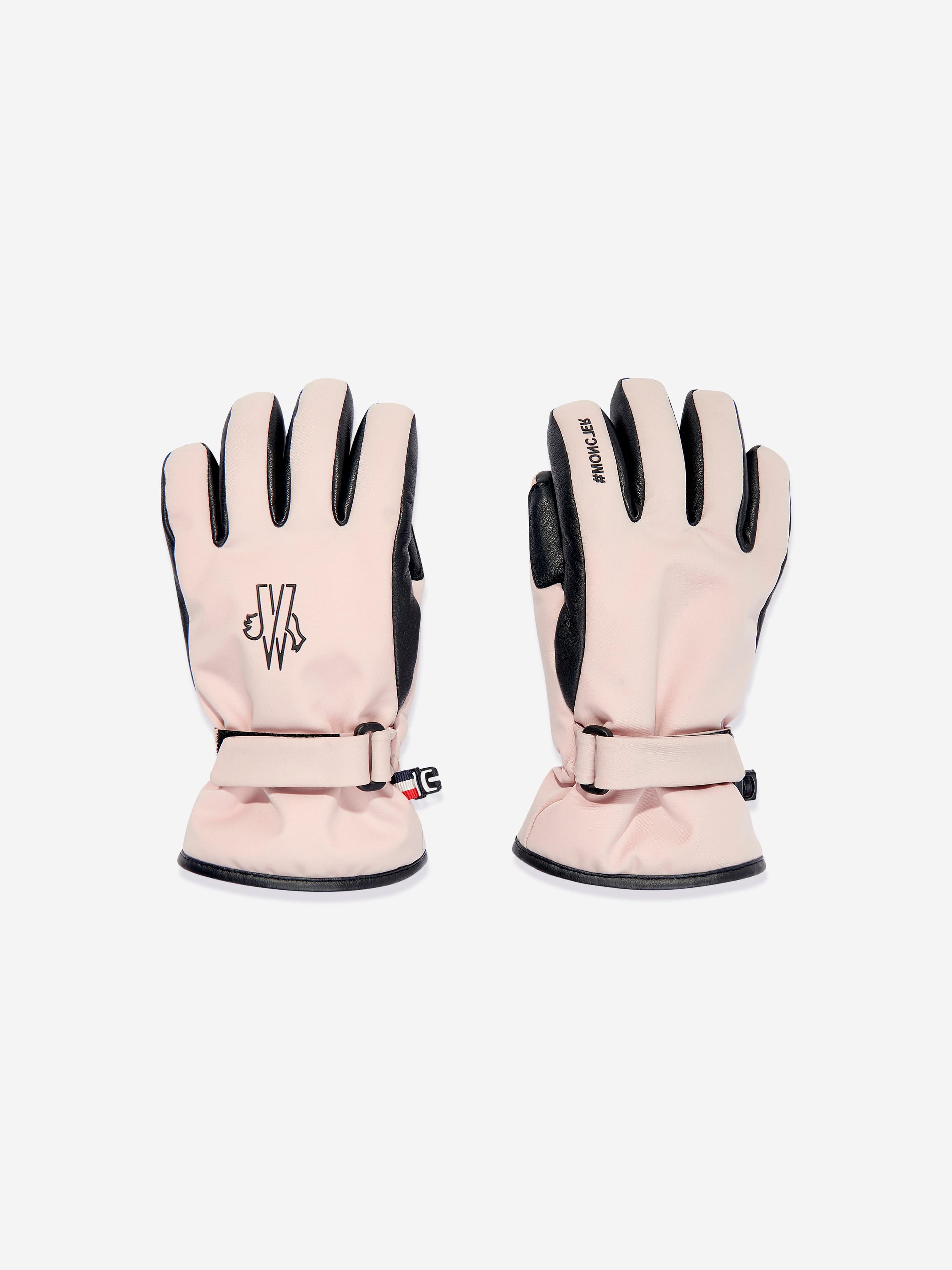 Moncler Enfant Kids Grenoble Gloves in Pink