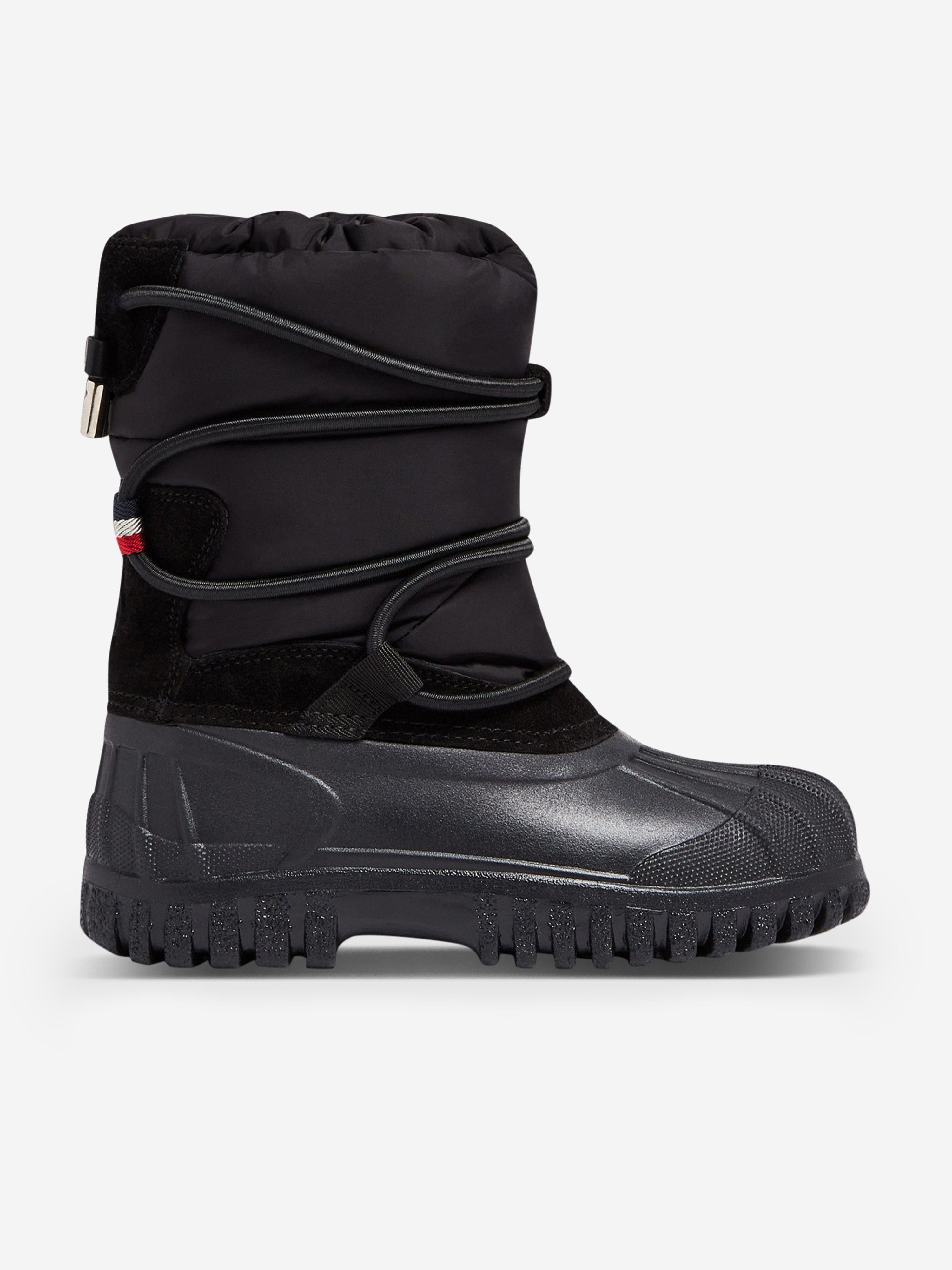 Moncler Enfant Kids Grenoble Chris Snow Boots in Black