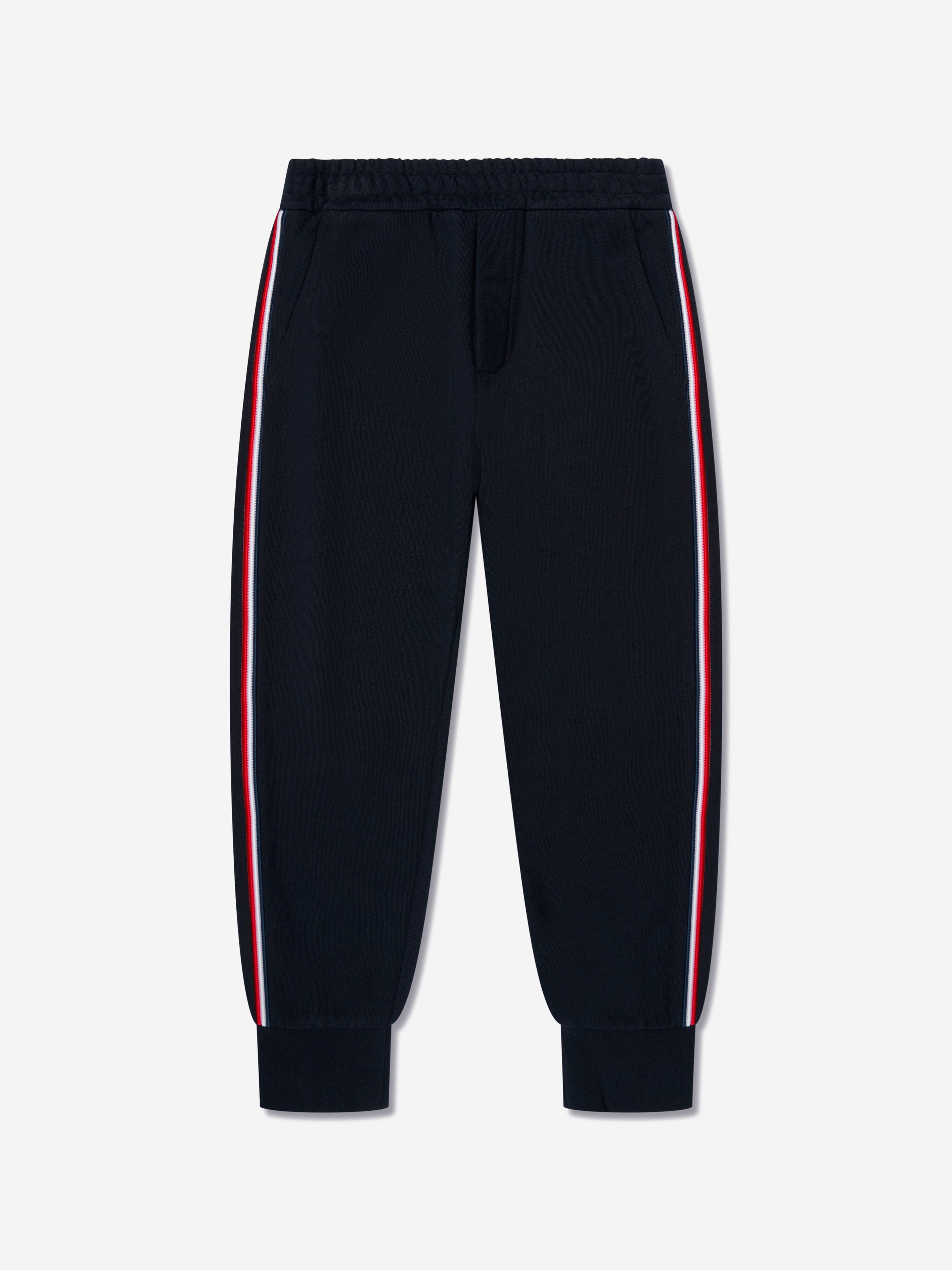 Moncler Enfant Boys Logo Joggers in Navy