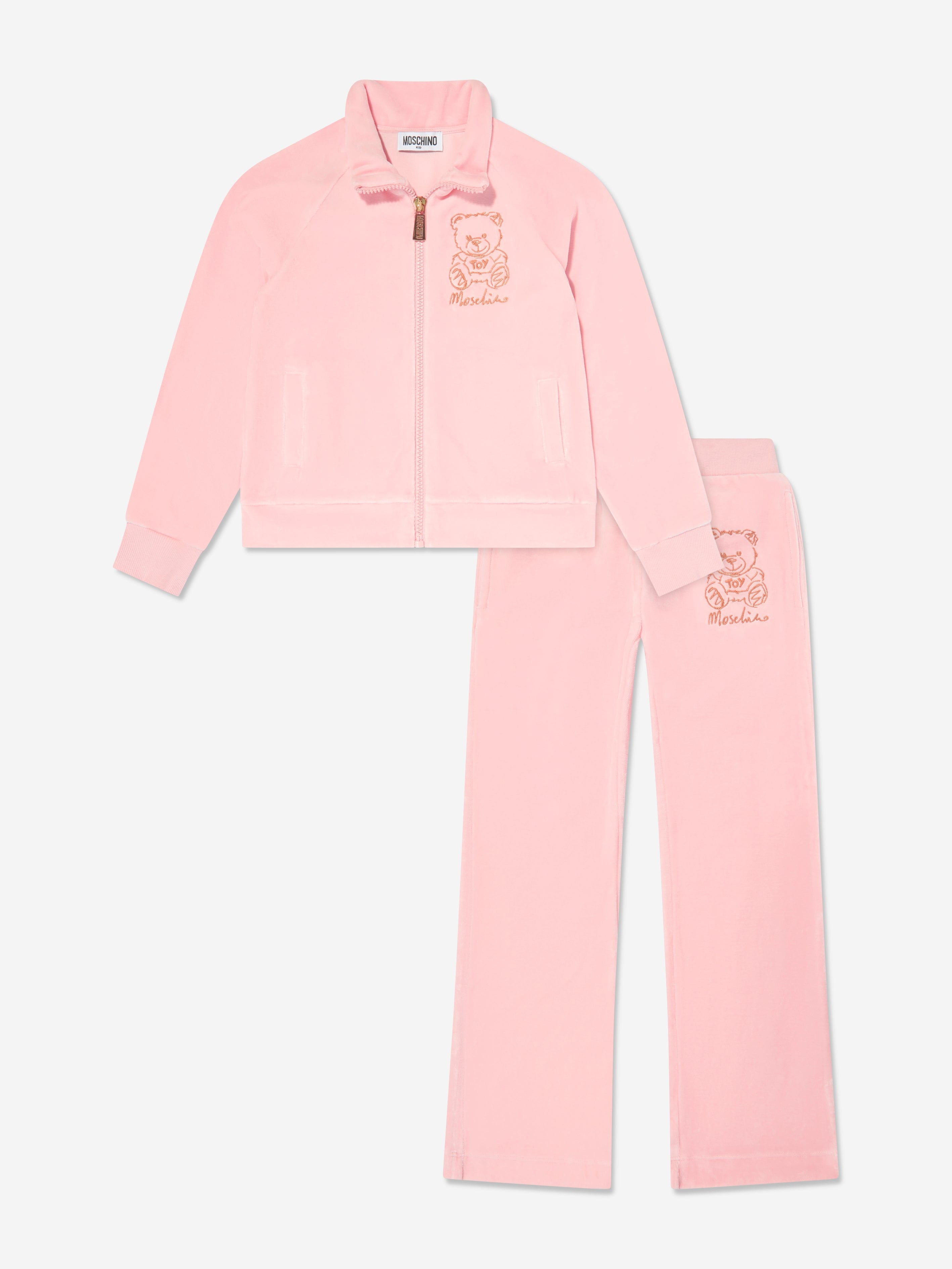 Pink moschino tracksuit online