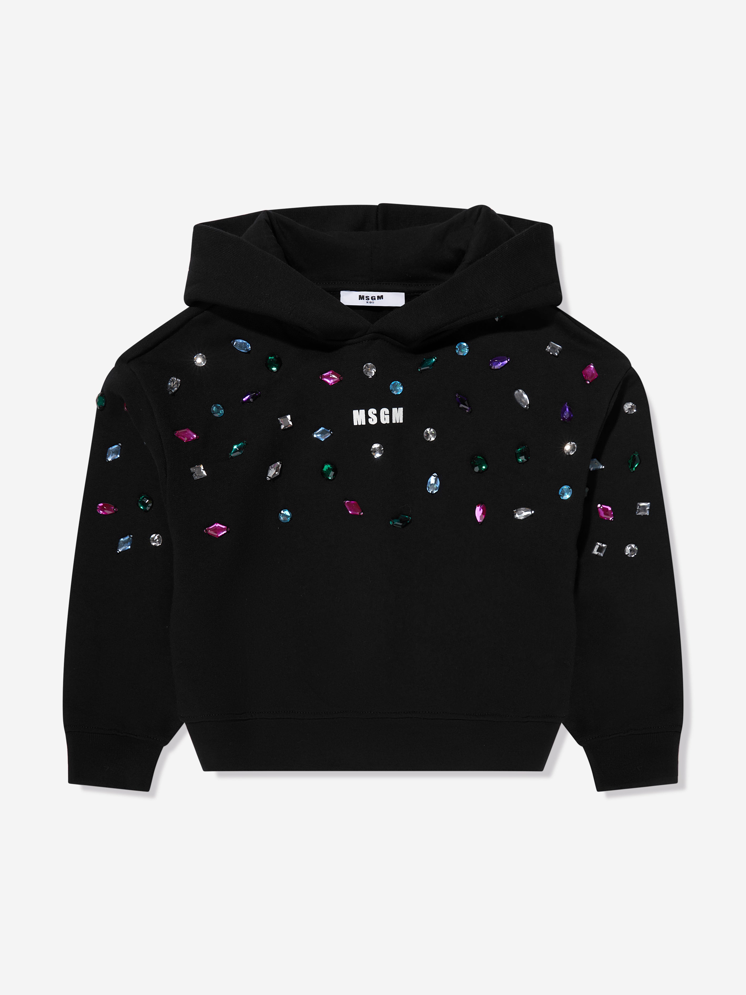 Girls Logo Hoodie in Black