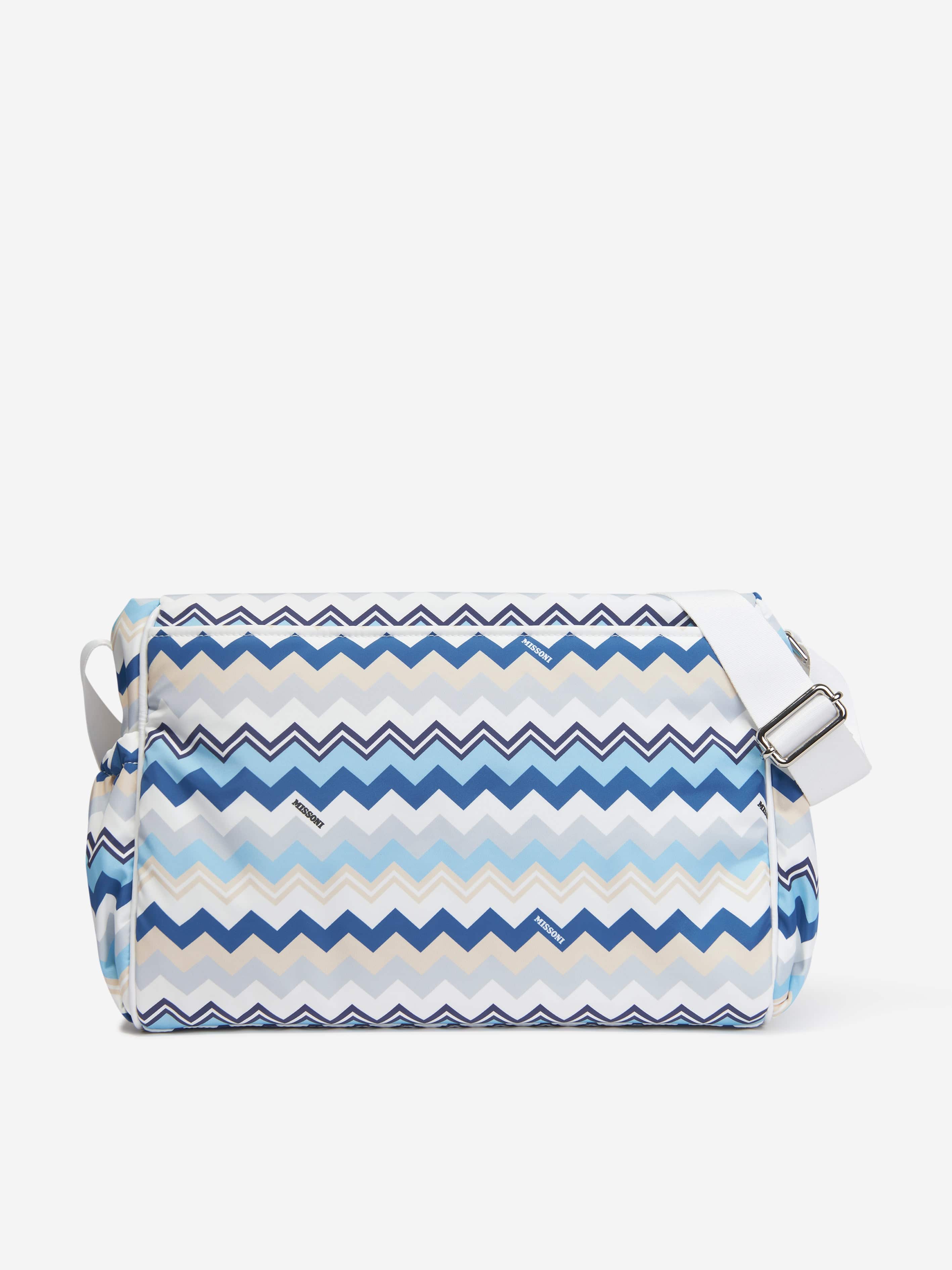 My babiie blue store stripe changing bag