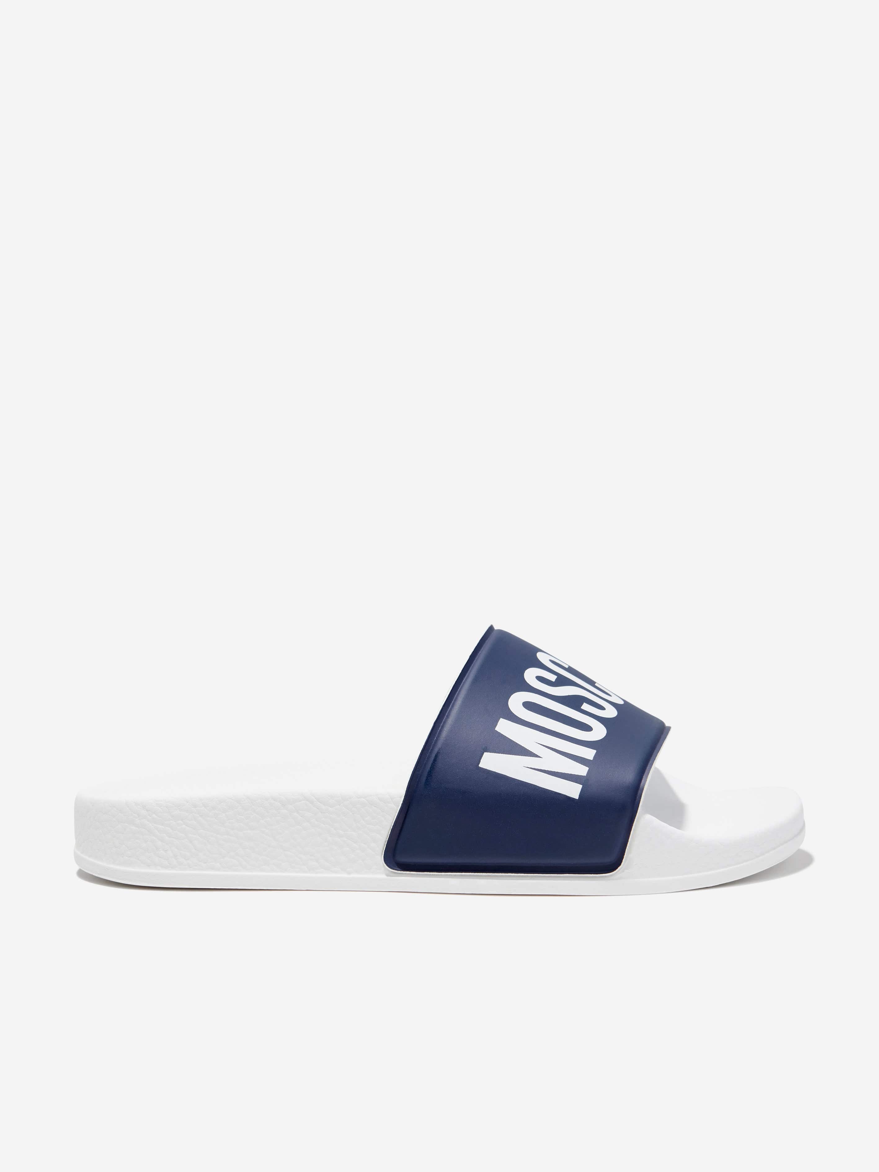 Kids best sale navy sliders