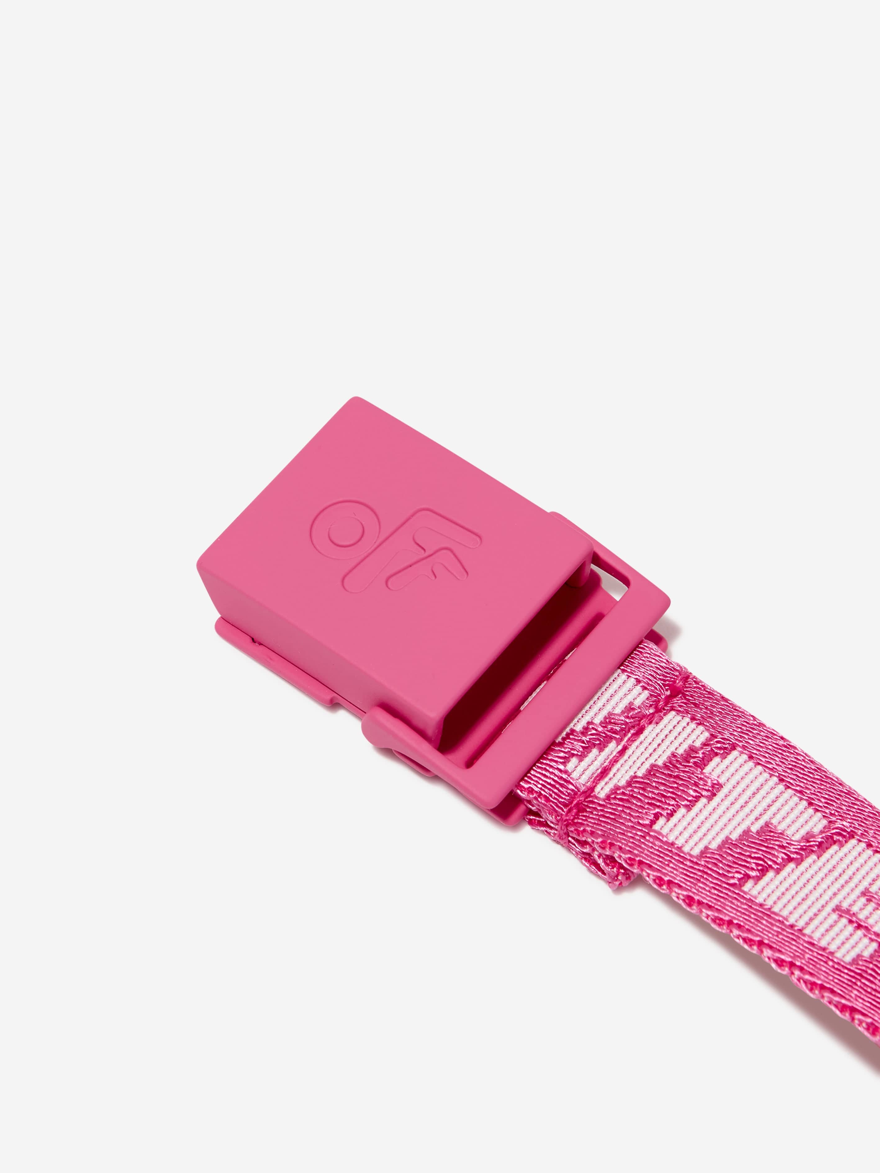 Off white industrial belt on sale pink