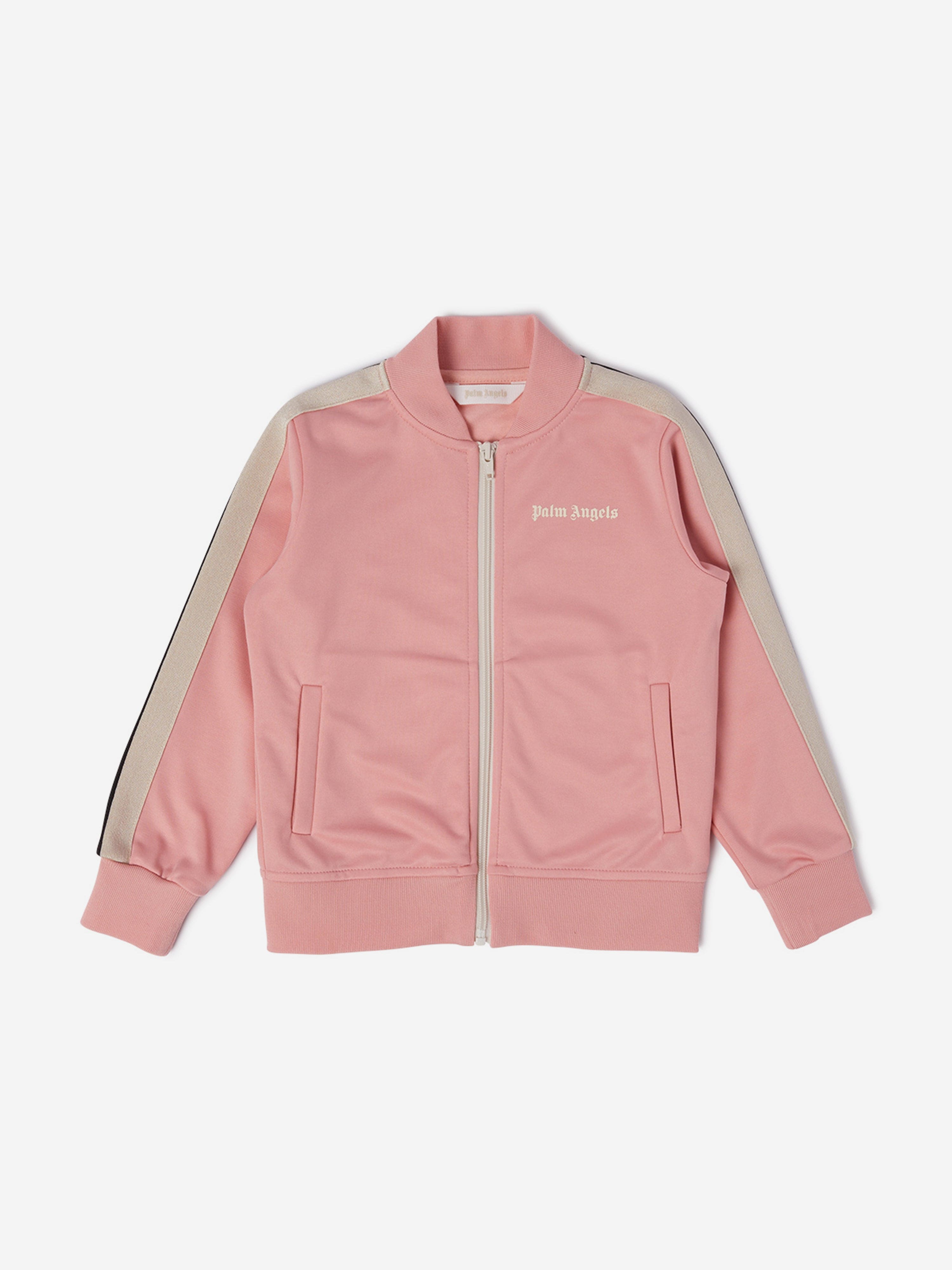 Pink track jacket best sale