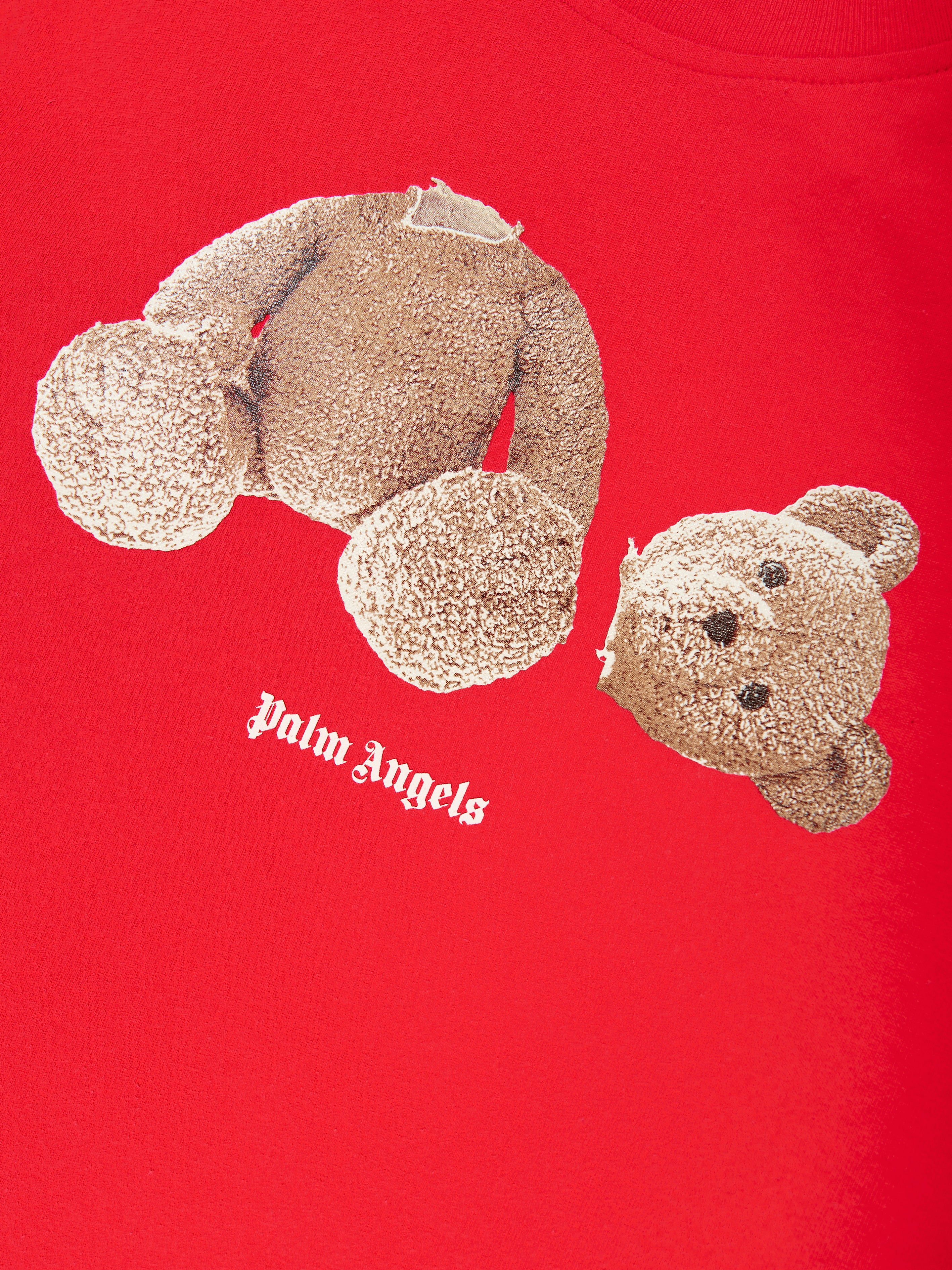 TEDDY BEAR T-SHIRT in red - Palm Angels® Official