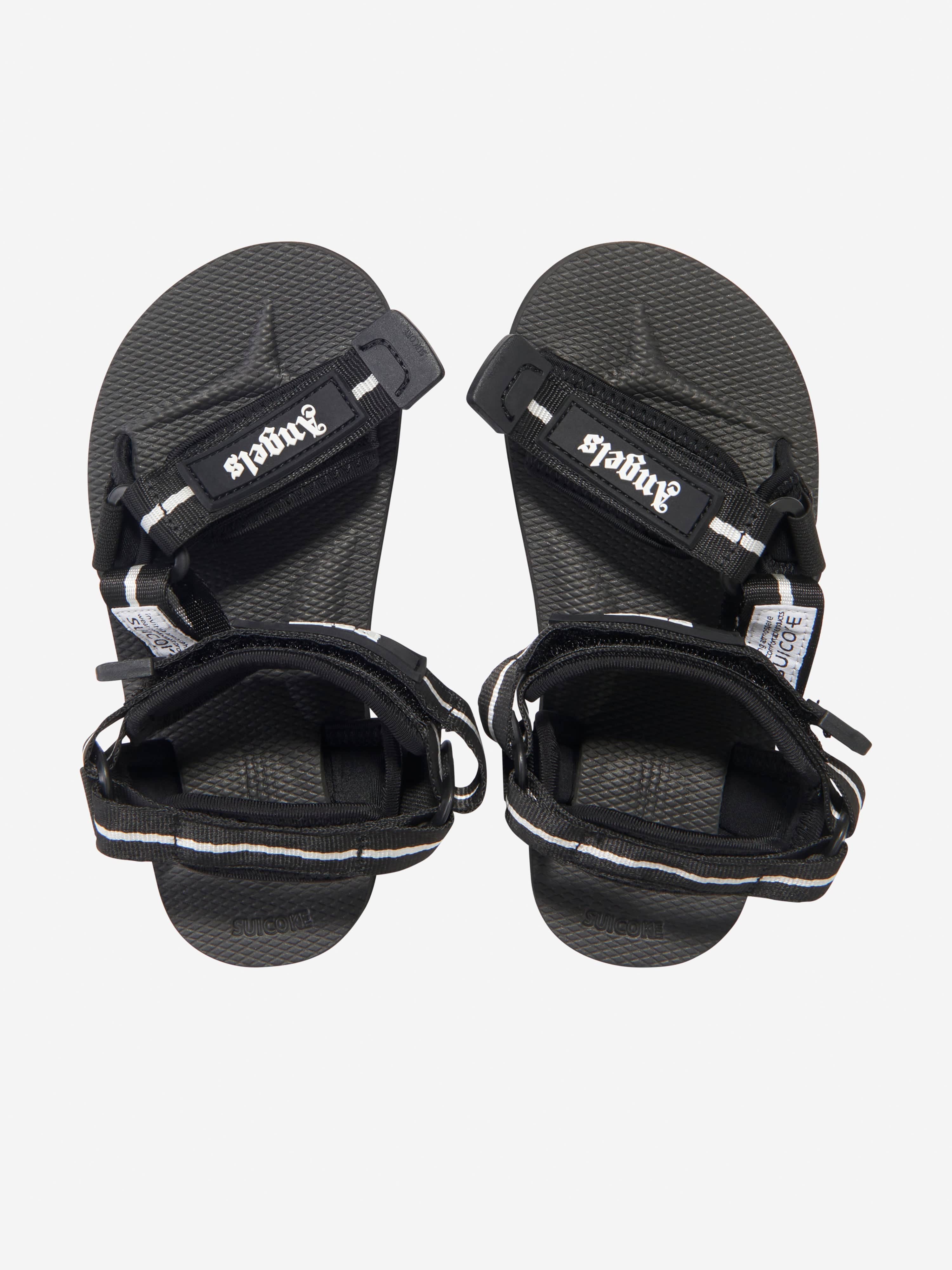 Kids PA X Suicoke Depa 2 Sandals in Black Childsplay Clothing