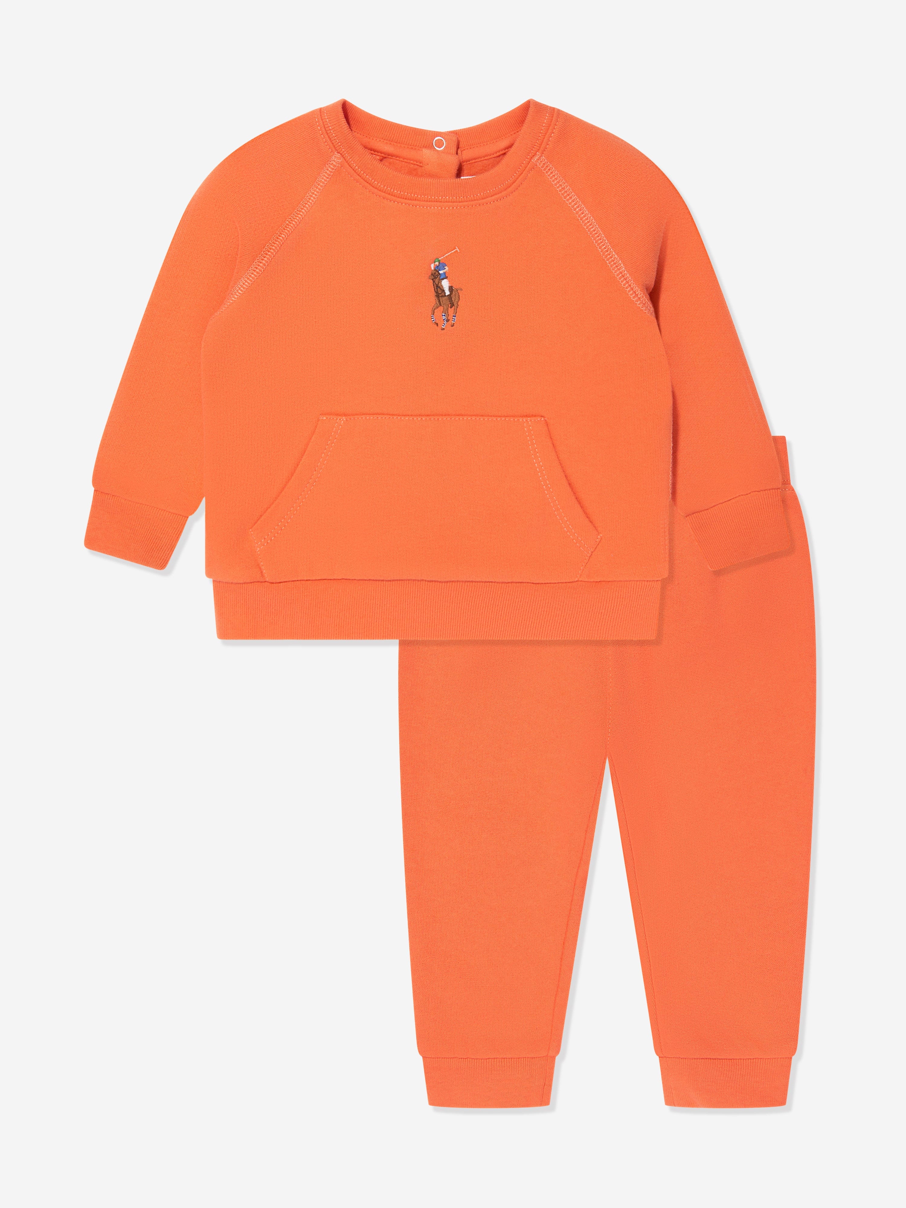 Baby girl polo outlet sweat suit