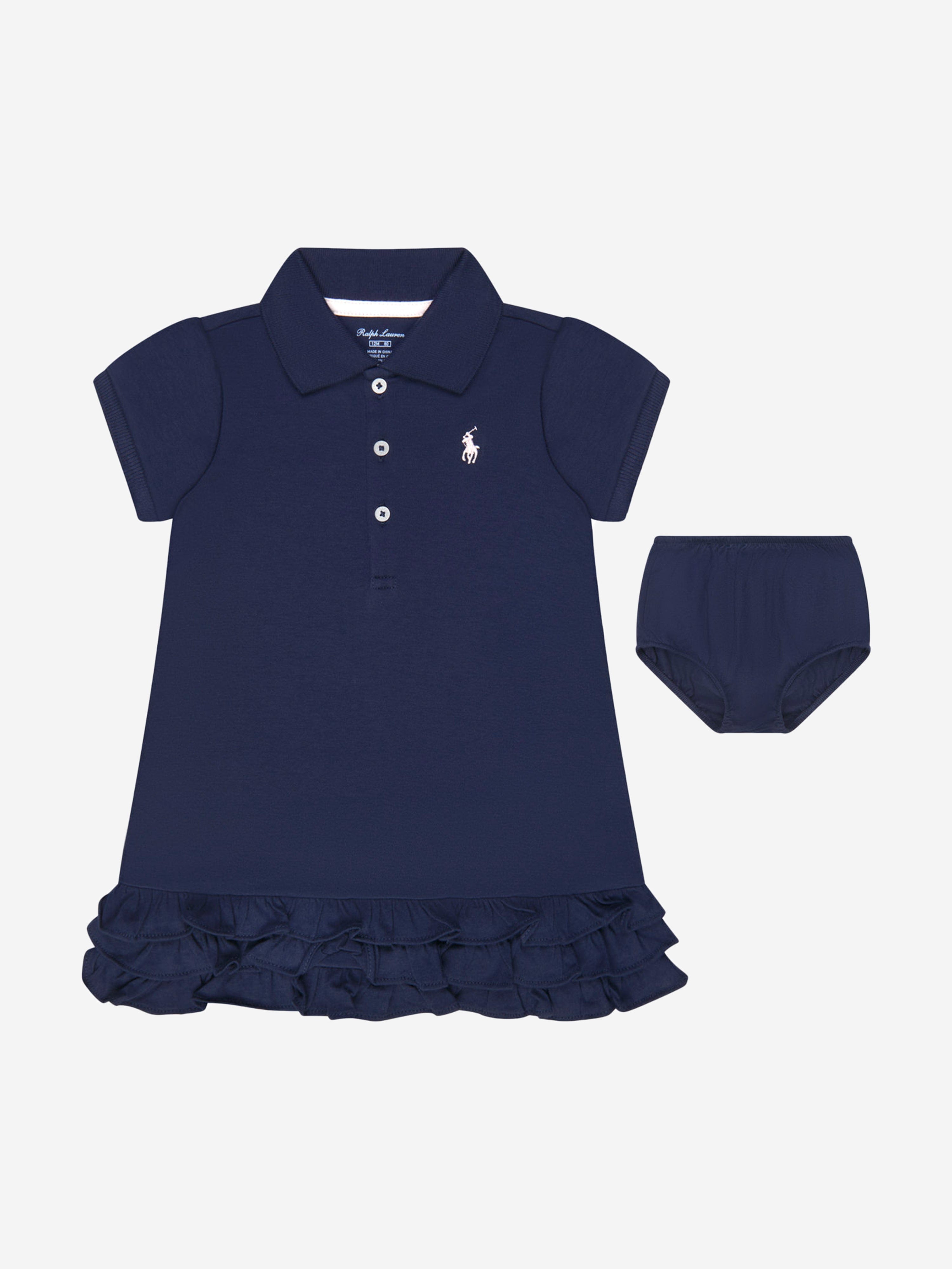 Ralph lauren dress for best sale baby girl