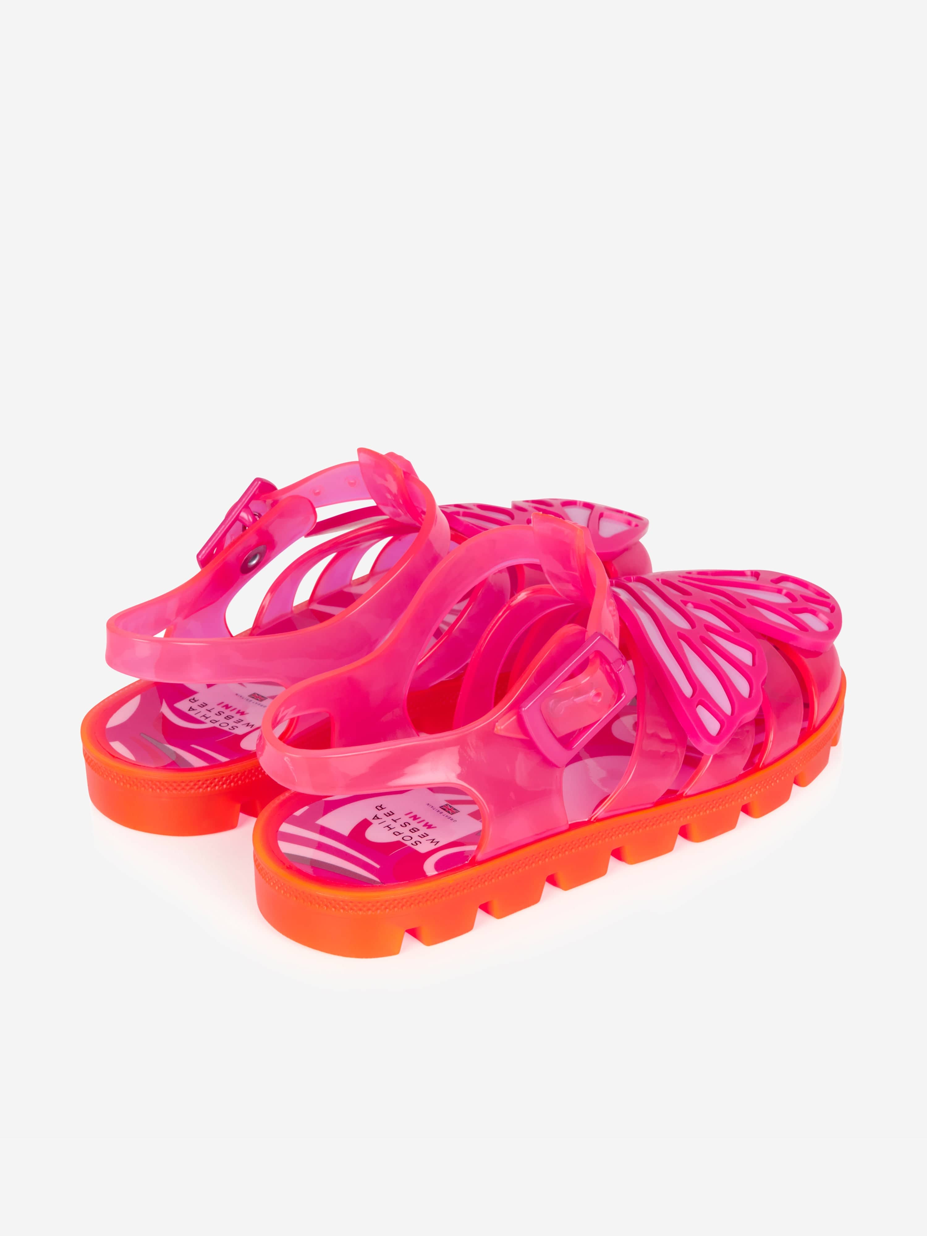 Girls PVC Butterfly Jelly Sandals Childsplay Clothing