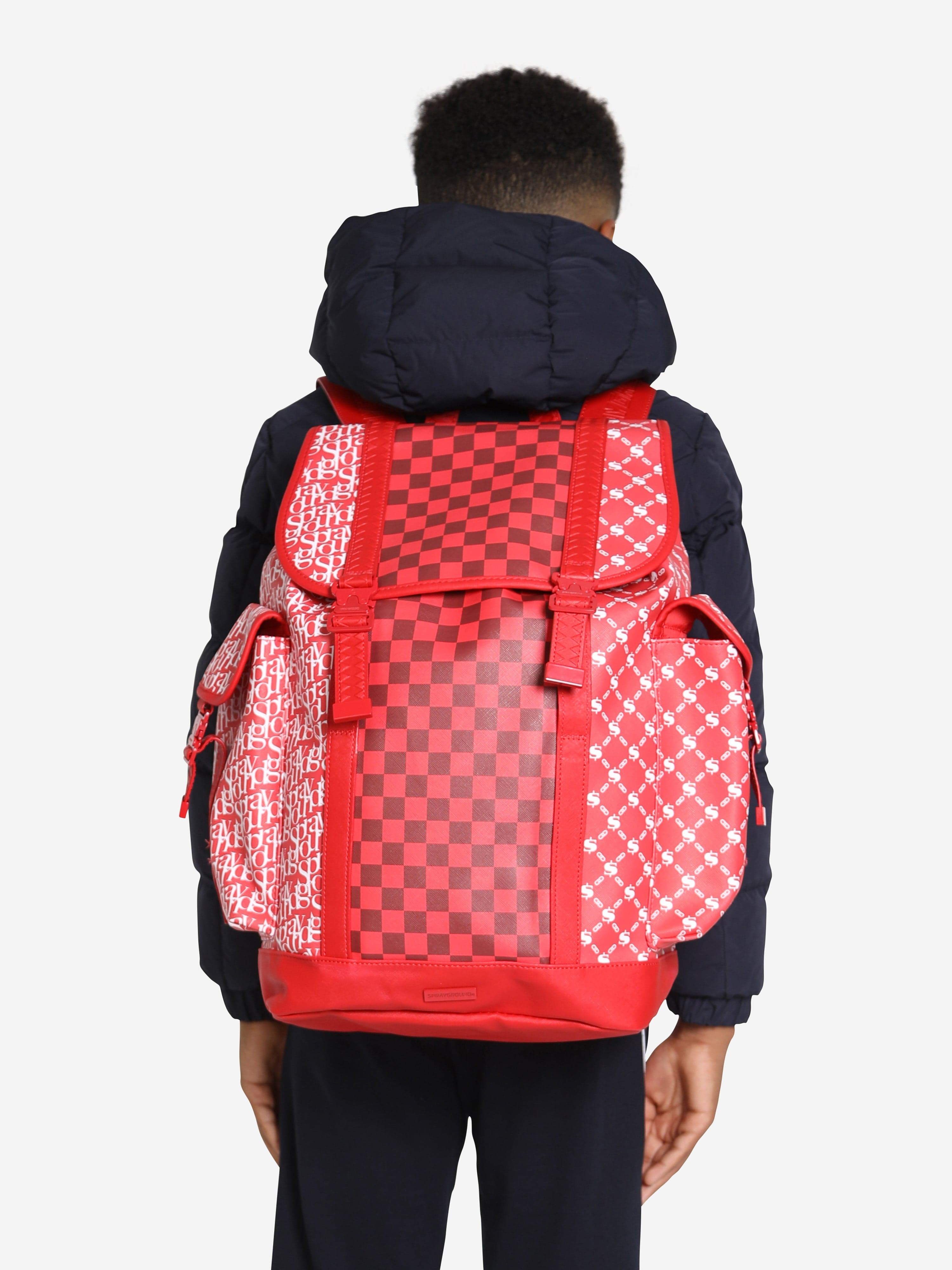 Sprayground cheap backpack red