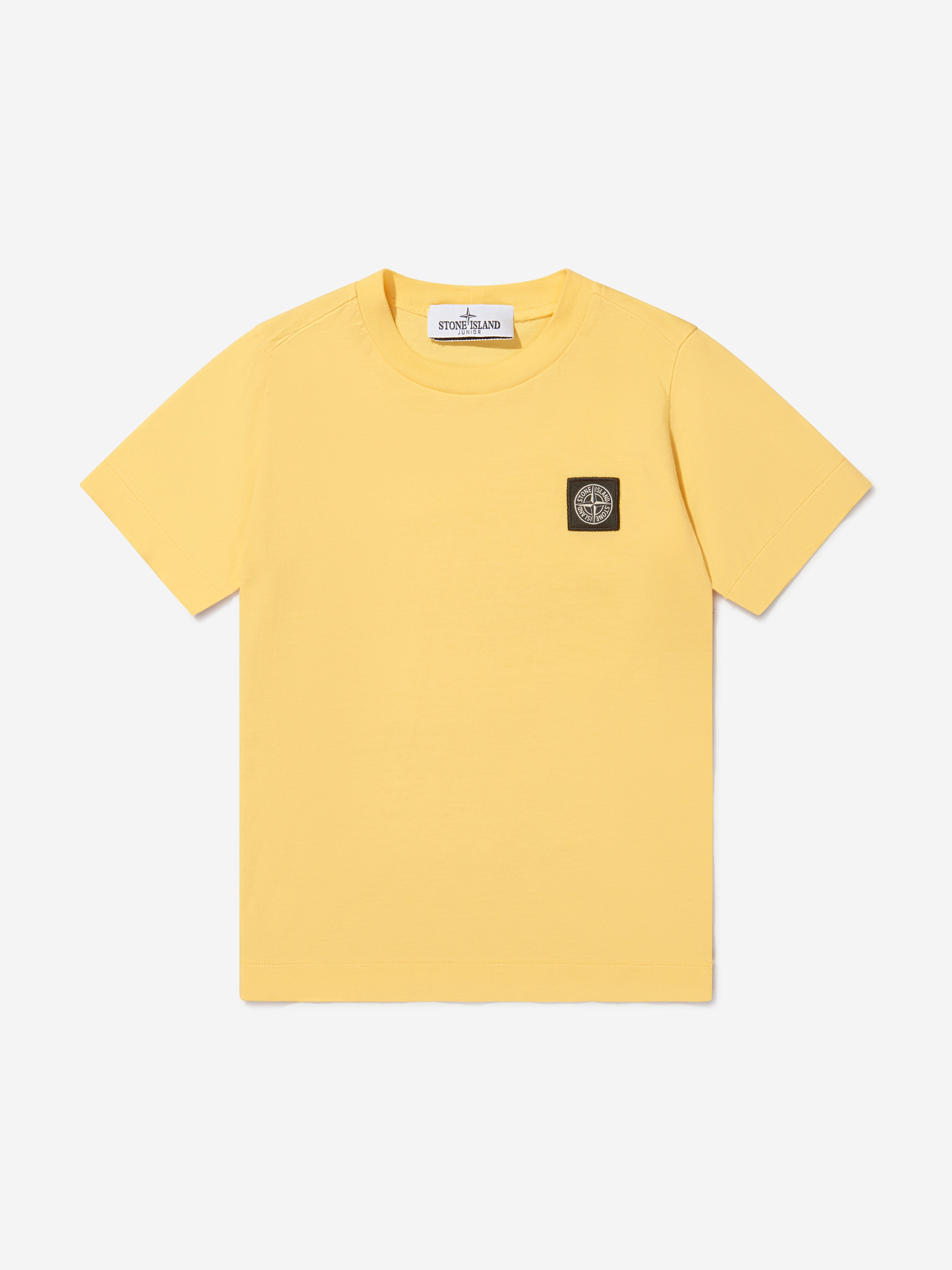 MYAR Boys Cotton Fish Print T-Shirt - Yellow - Size 10Y