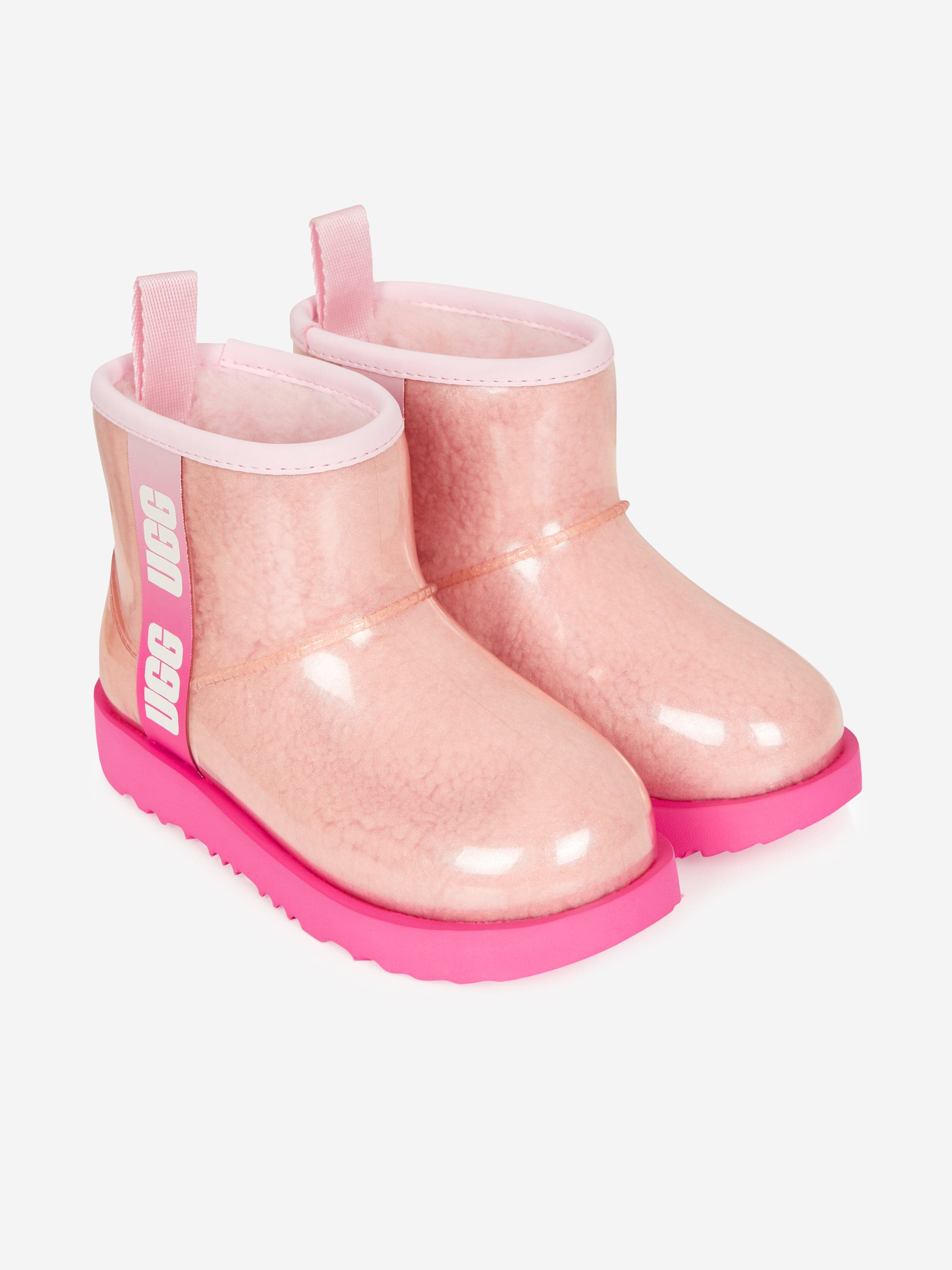 Girls sales pink uggs