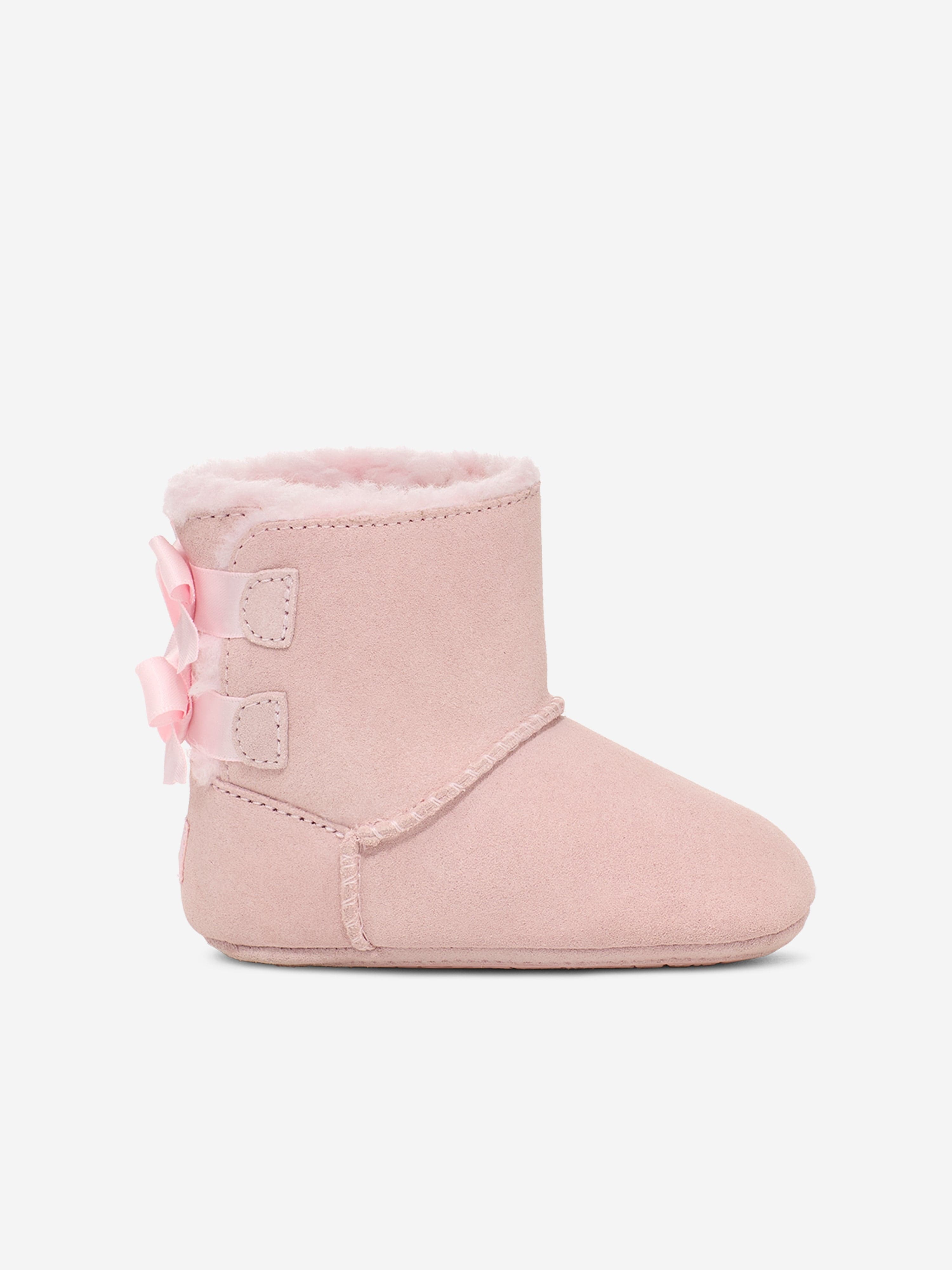 UGG Girls Mini Bailey Bow II Snow popular Boots Pink Size 4