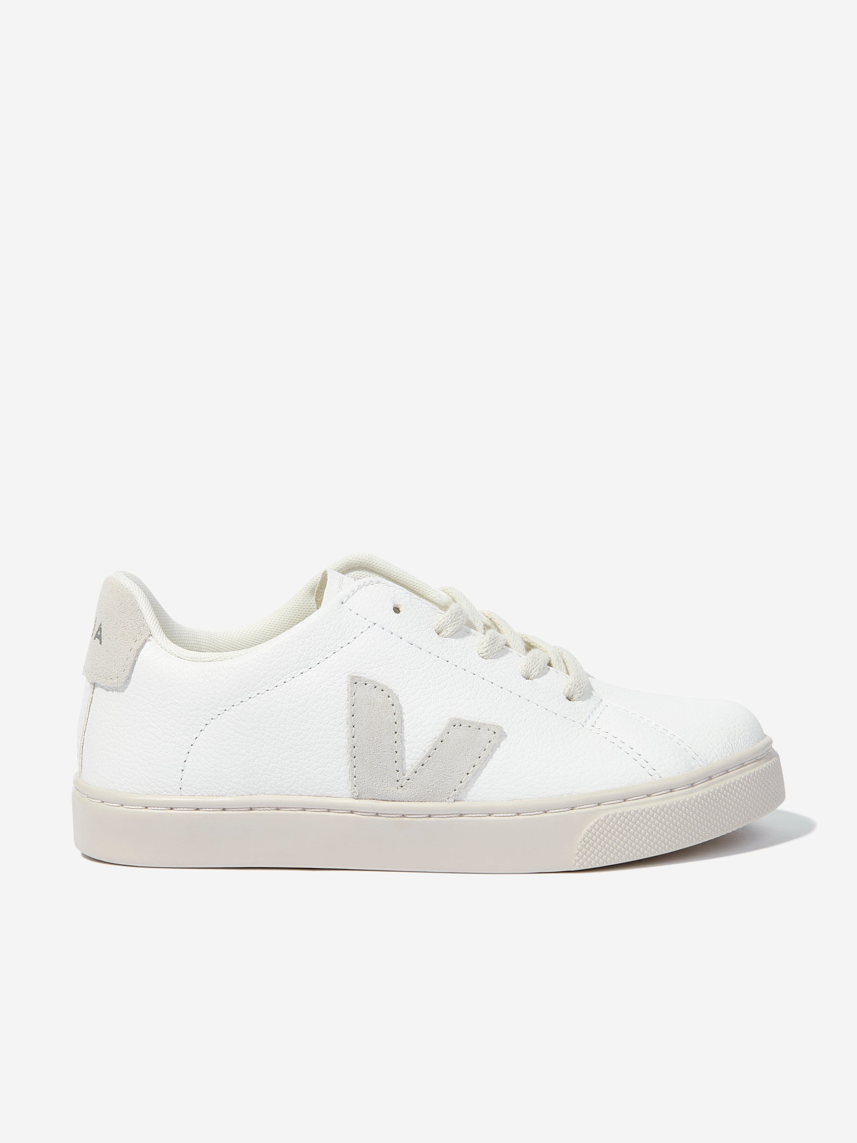 Veja Kids Esplar Laces Trainers in White