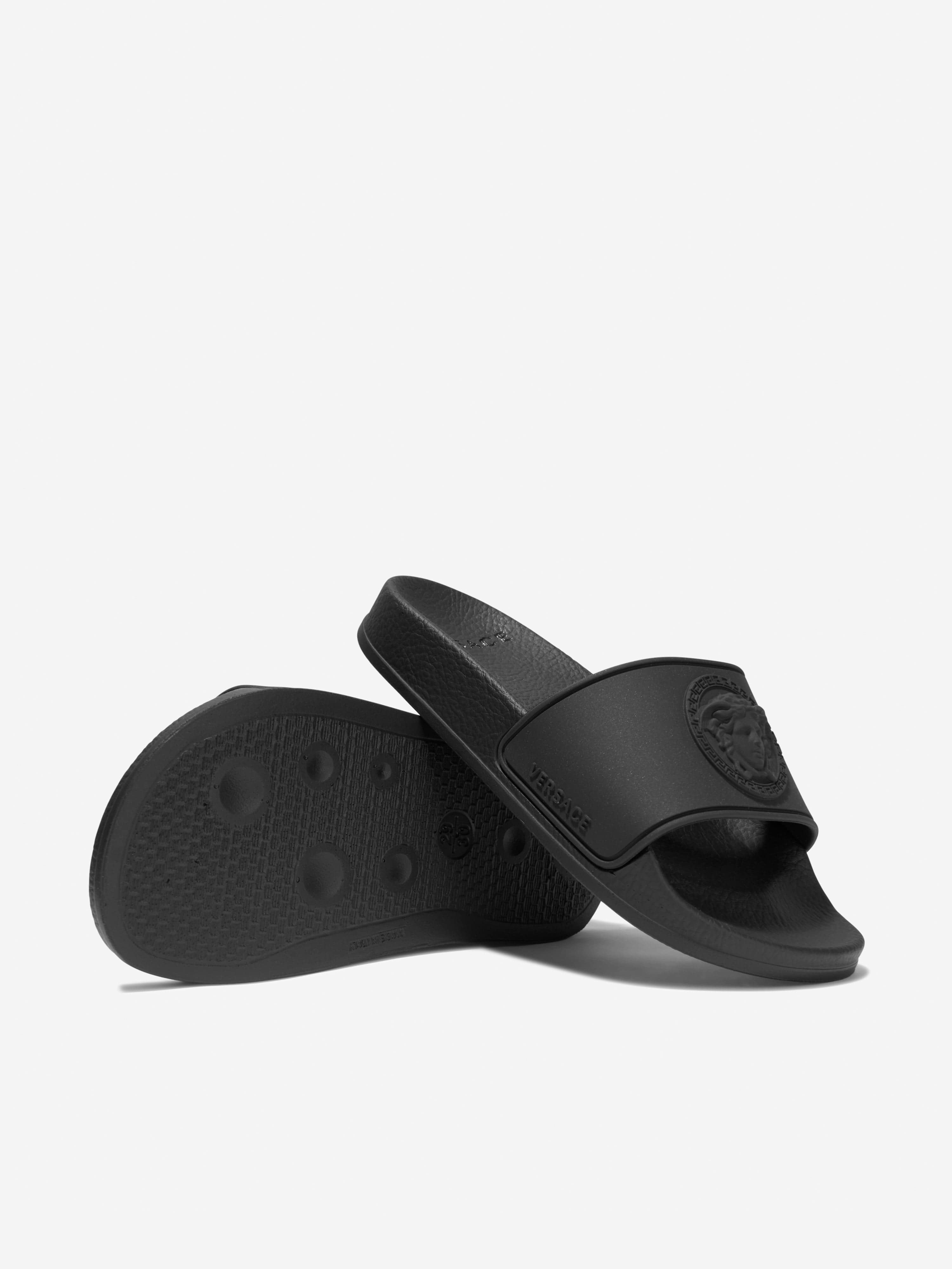 Versace discount sliders black